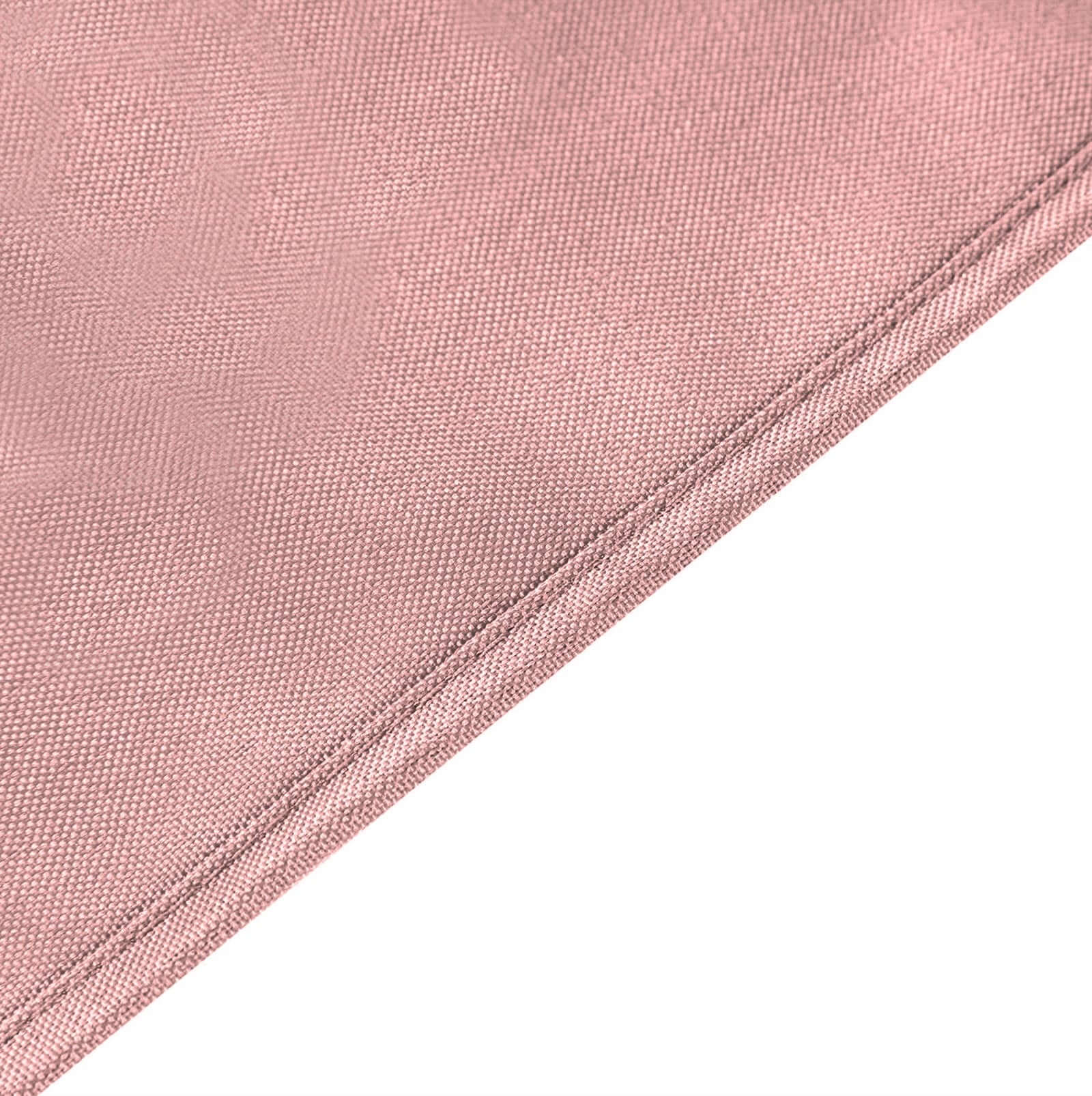 Polyester Square Table Overlay 90"x90" Dusty Rose - Wrinkle-Resistant & Durable Table Topper - Image 3