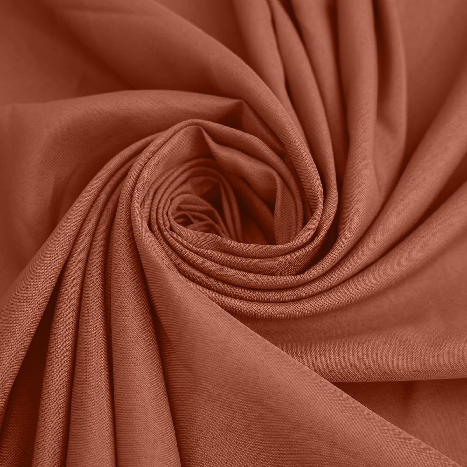 Polyester Square Table Overlay 90"x90" Terracotta (Rust) - Wrinkle-Resistant & Durable Table Topper - Image 8