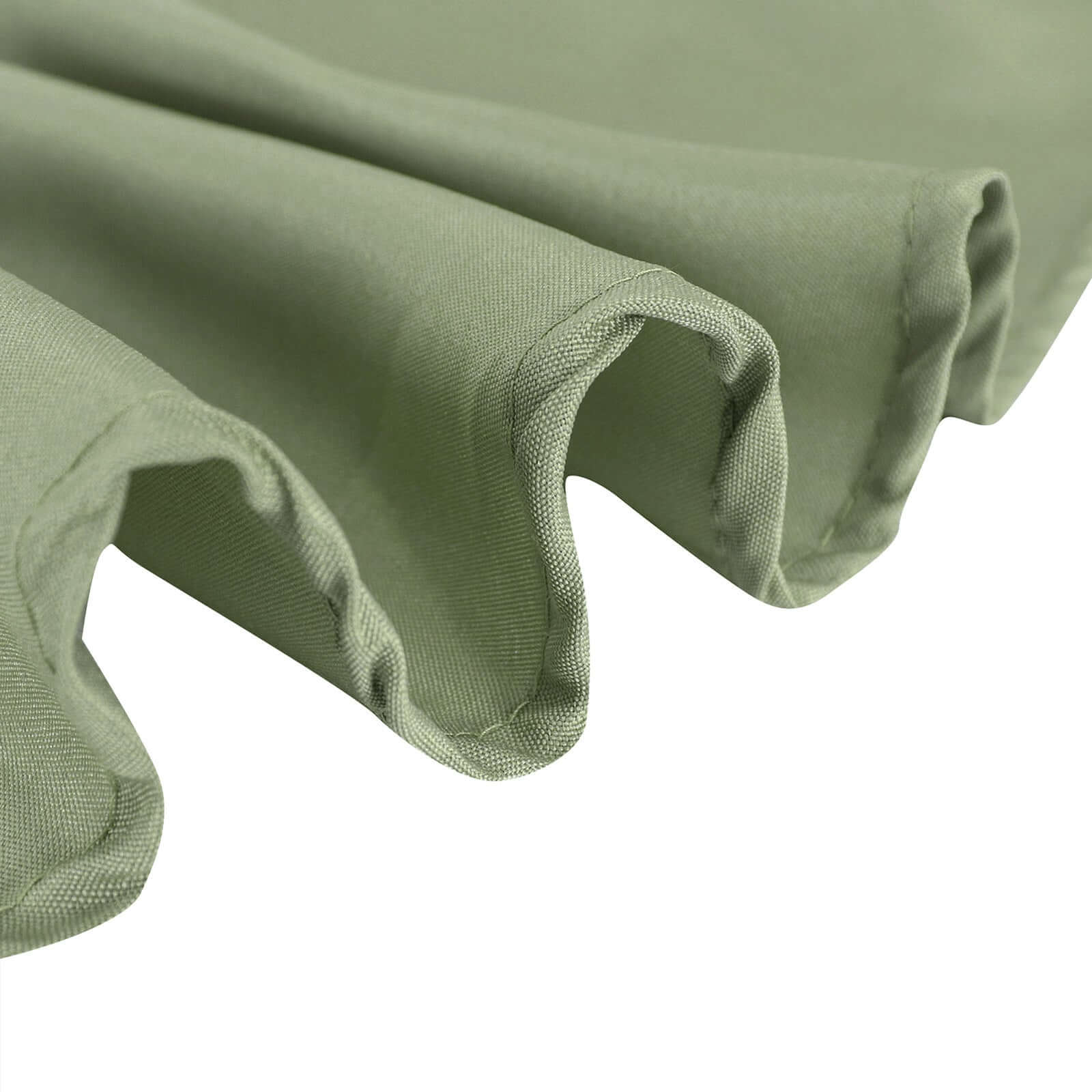 Polyester Square Tablecloth 54"x54" Dusty Sage Green - Wrinkle-Resistant Table Cover - Image 9