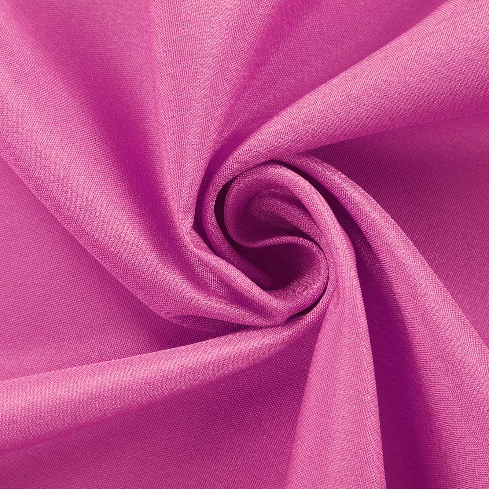 Polyester Square Tablecloth 54"x54" Fuchsia - Wrinkle-Resistant Table Cover - Image 7