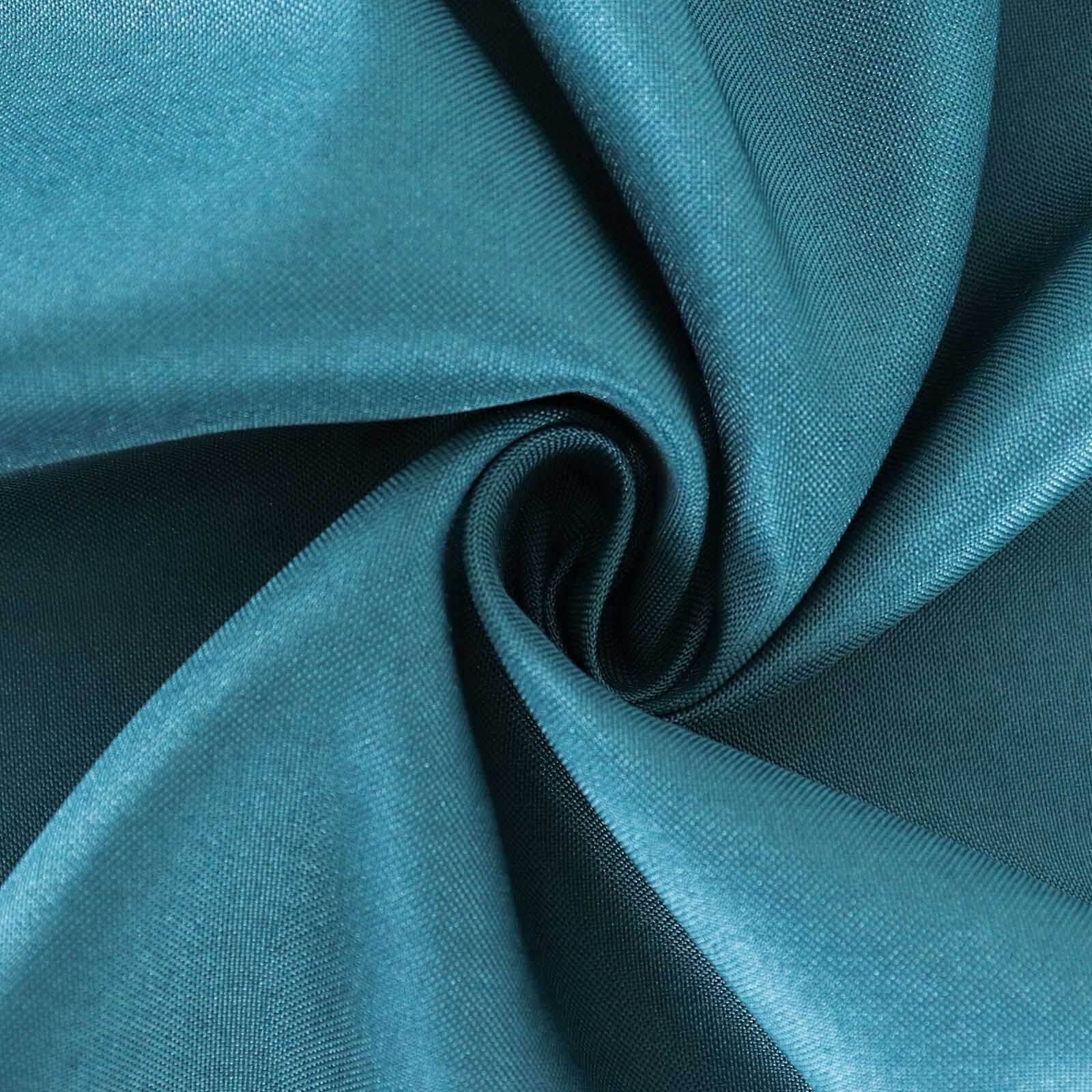 Polyester Square Tablecloth 54"x54" Peacock Teal - Wrinkle-Resistant Table Cover - Image 8
