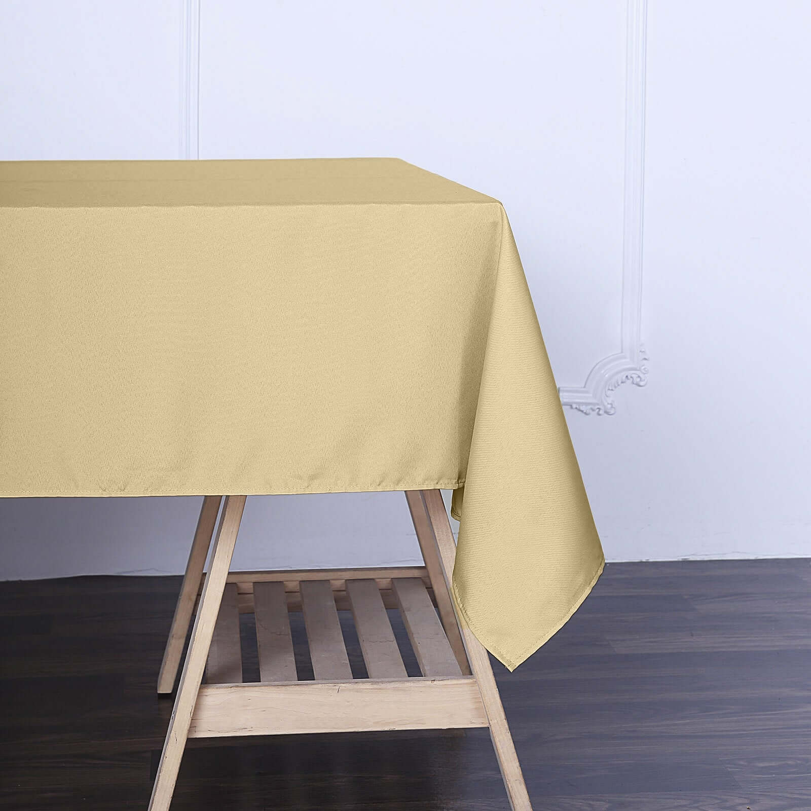 Polyester Square Tablecloth 70"x70" Champagne - Wrinkle-Resistant Table Cover - Image 7