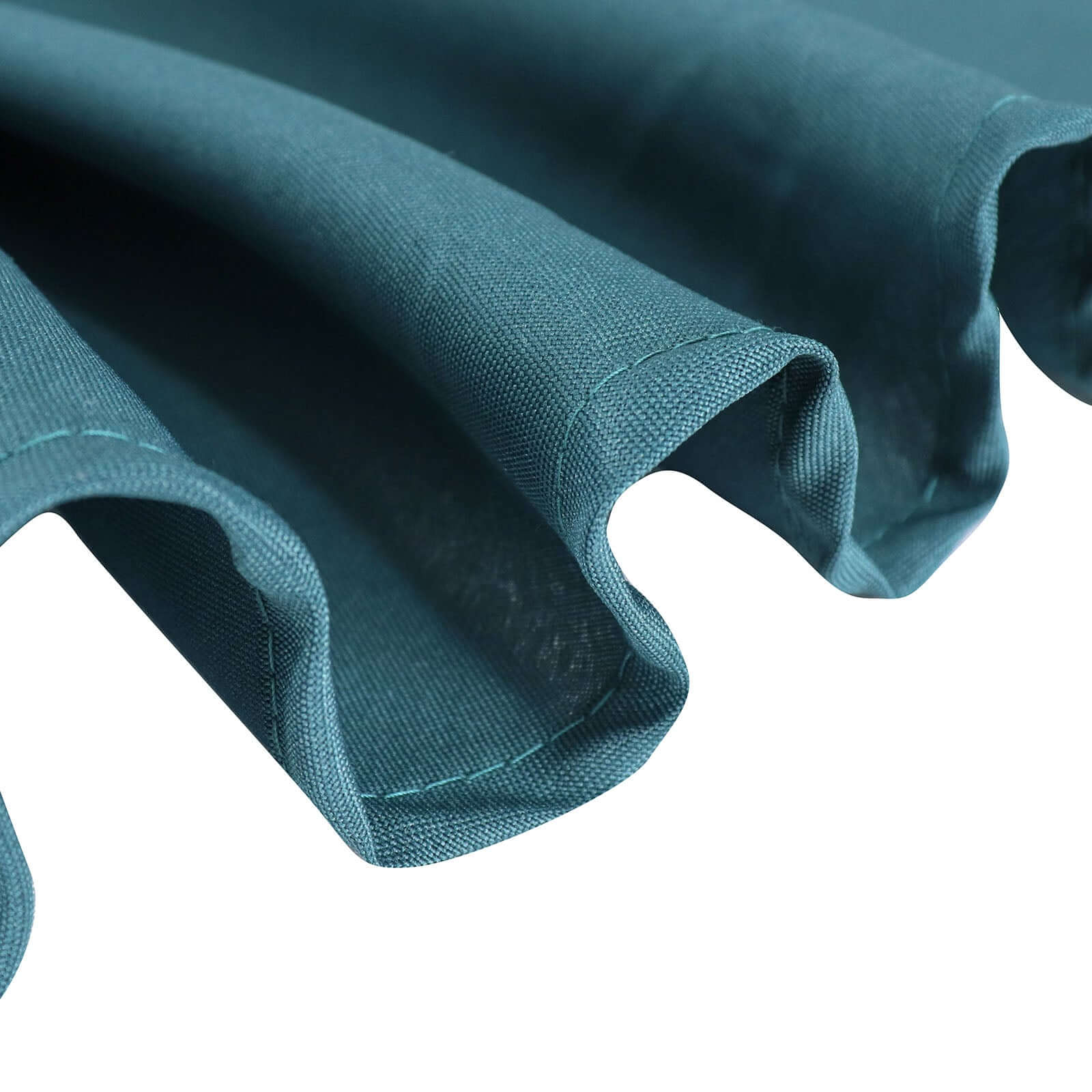 Polyester Square Tablecloth 70"x70" Peacock Teal - Wrinkle-Resistant Table Cover - Image 9