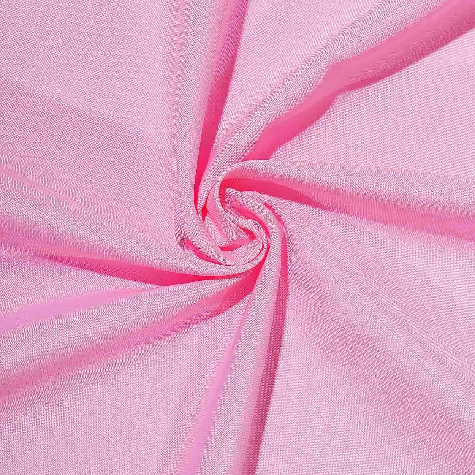 Polyester Square Tablecloth 70"x70" Pink - Wrinkle-Resistant Table Cover - Image 8