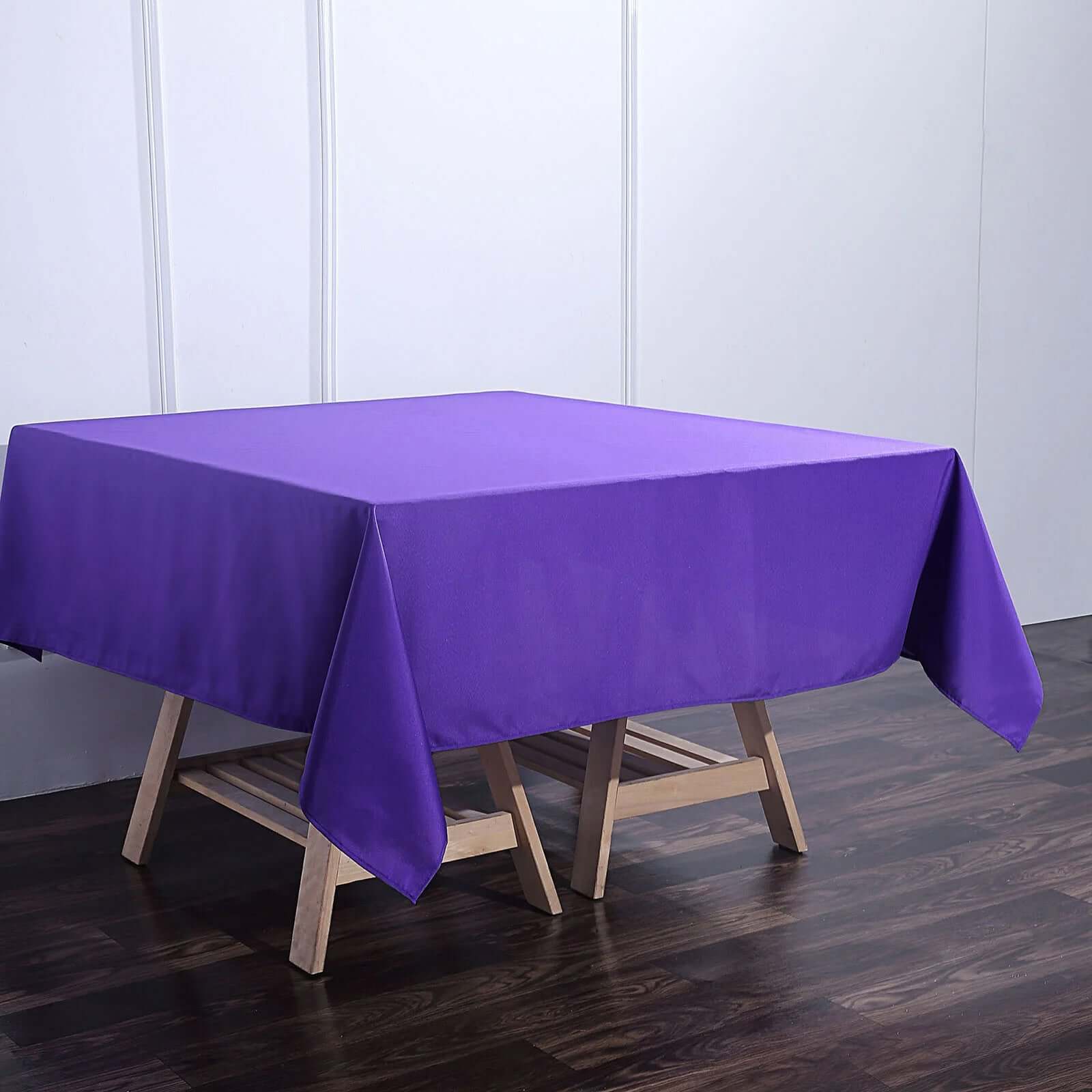 Polyester Square Tablecloth 70"x70" Purple - Wrinkle-Resistant Table Cover - Image 5