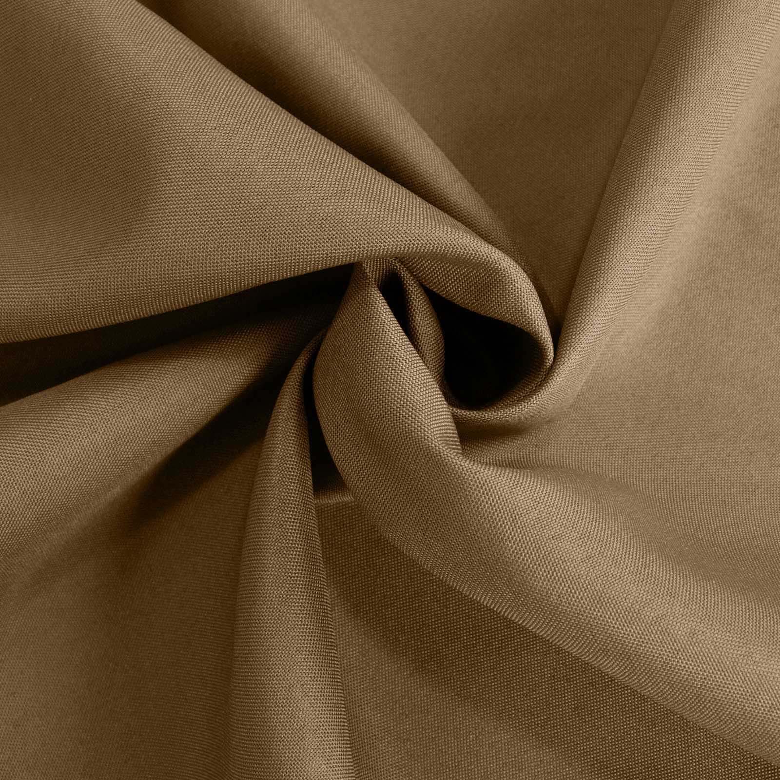 Polyester Square Tablecloth 70"x70" Taupe - Wrinkle-Resistant Table Cover - Image 7