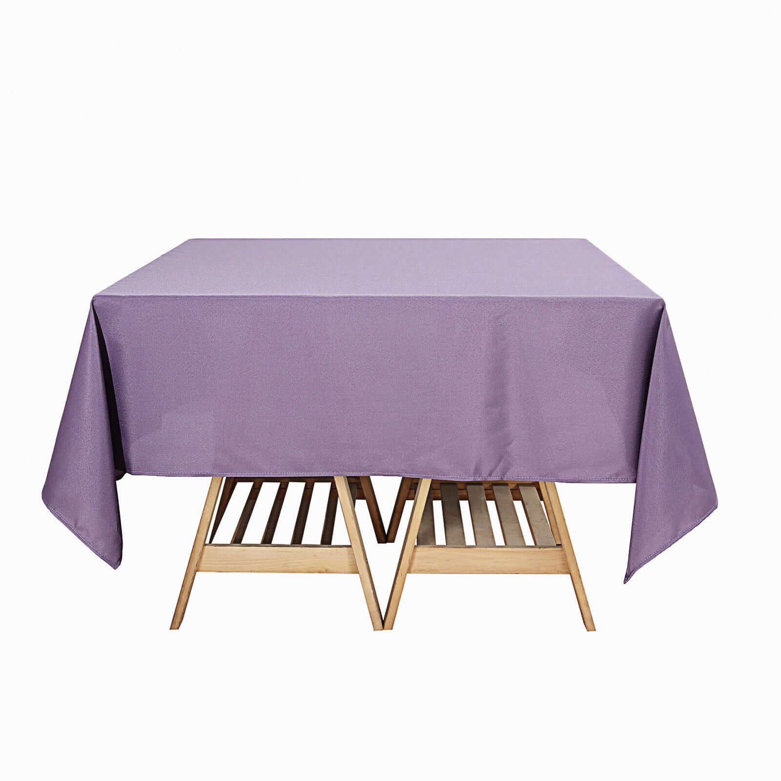 Polyester Square Tablecloth 70"x70" Violet Amethyst - Wrinkle-Resistant Table Cover - Image 7