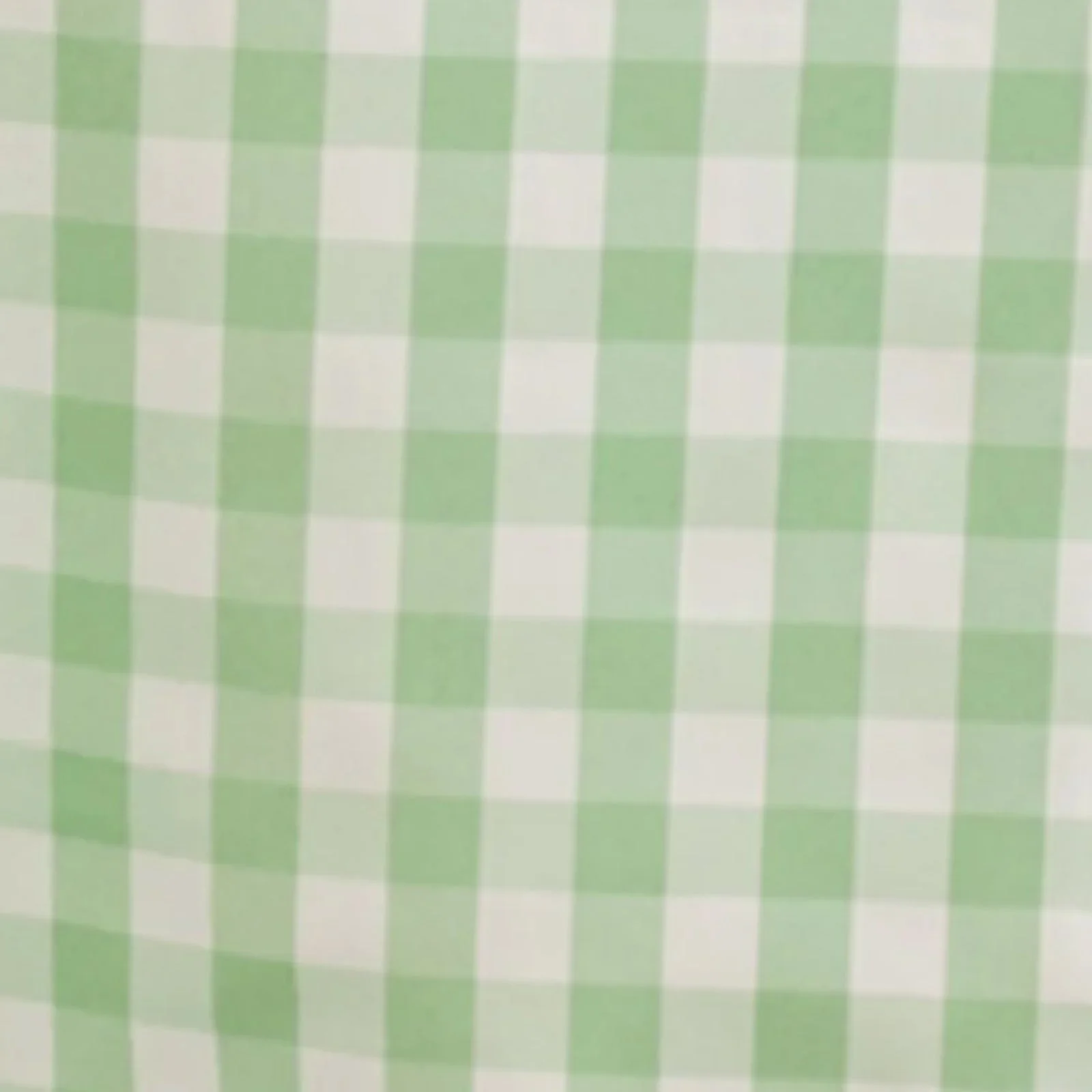 Polyester Square Tablecloth 70"x70" White/Sage Green Checkered Buffalo Plaid Table Cover - Image 8