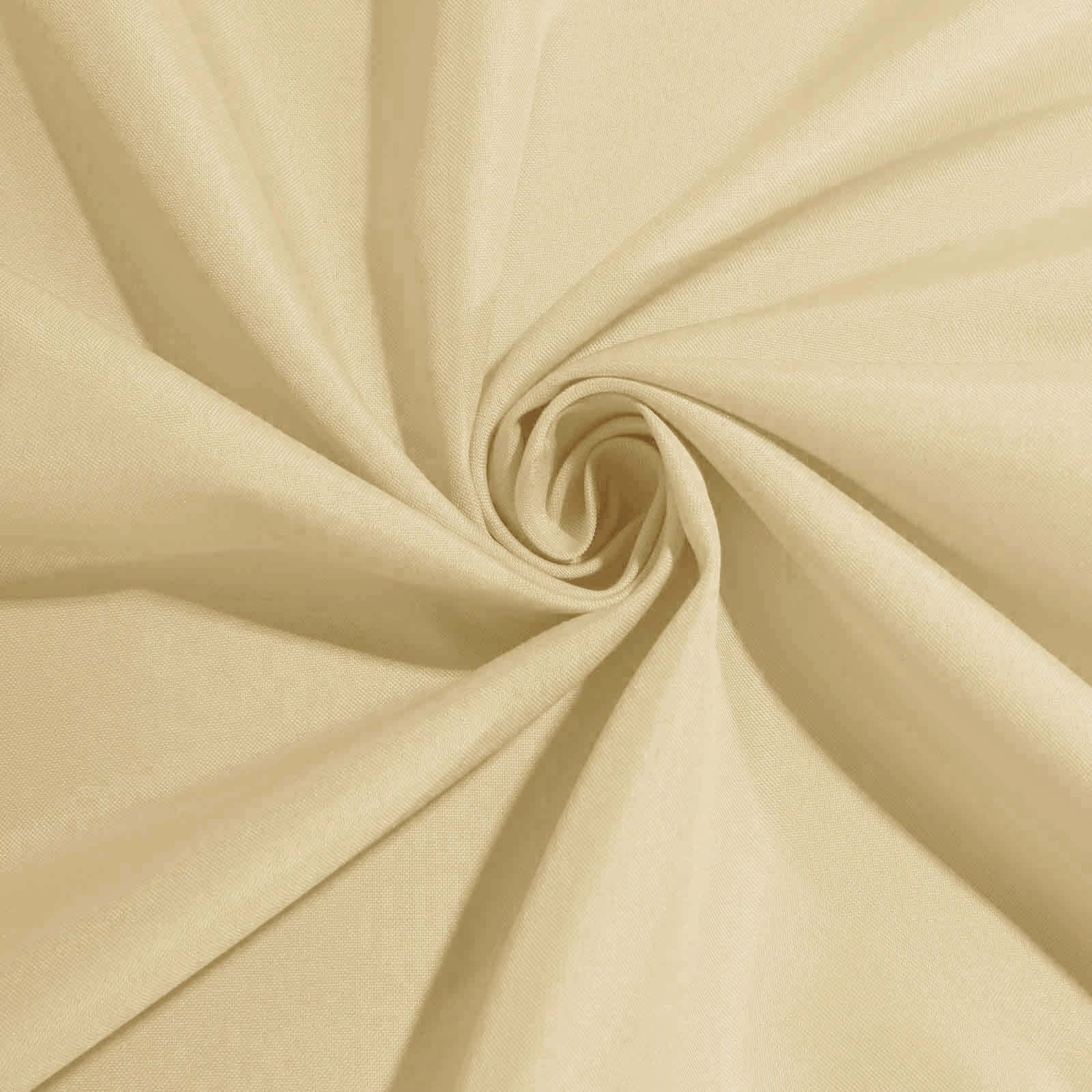 Polyester Square Tablecloth 90"x90" Champagne - Wrinkle-Resistant & Durable Table Cover - Image 9