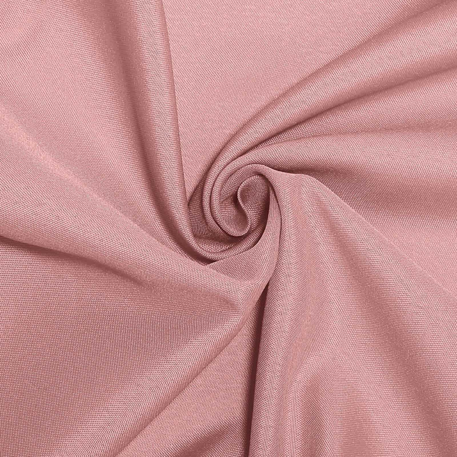 Polyester Square Tablecloth 90"x90" Dusty Rose - Wrinkle-Resistant & Durable Table Cover - Image 8