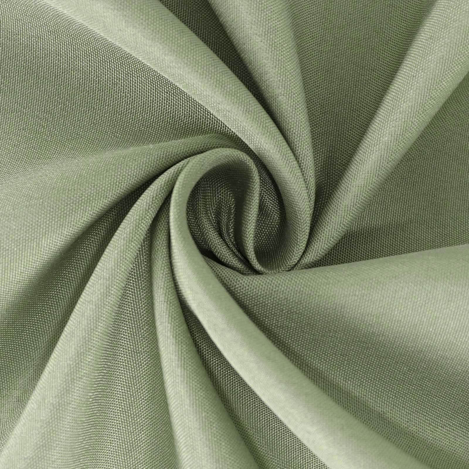 Polyester Square Tablecloth 90"x90" Dusty Sage Green - Wrinkle-Resistant & Durable Table Cover - Image 8