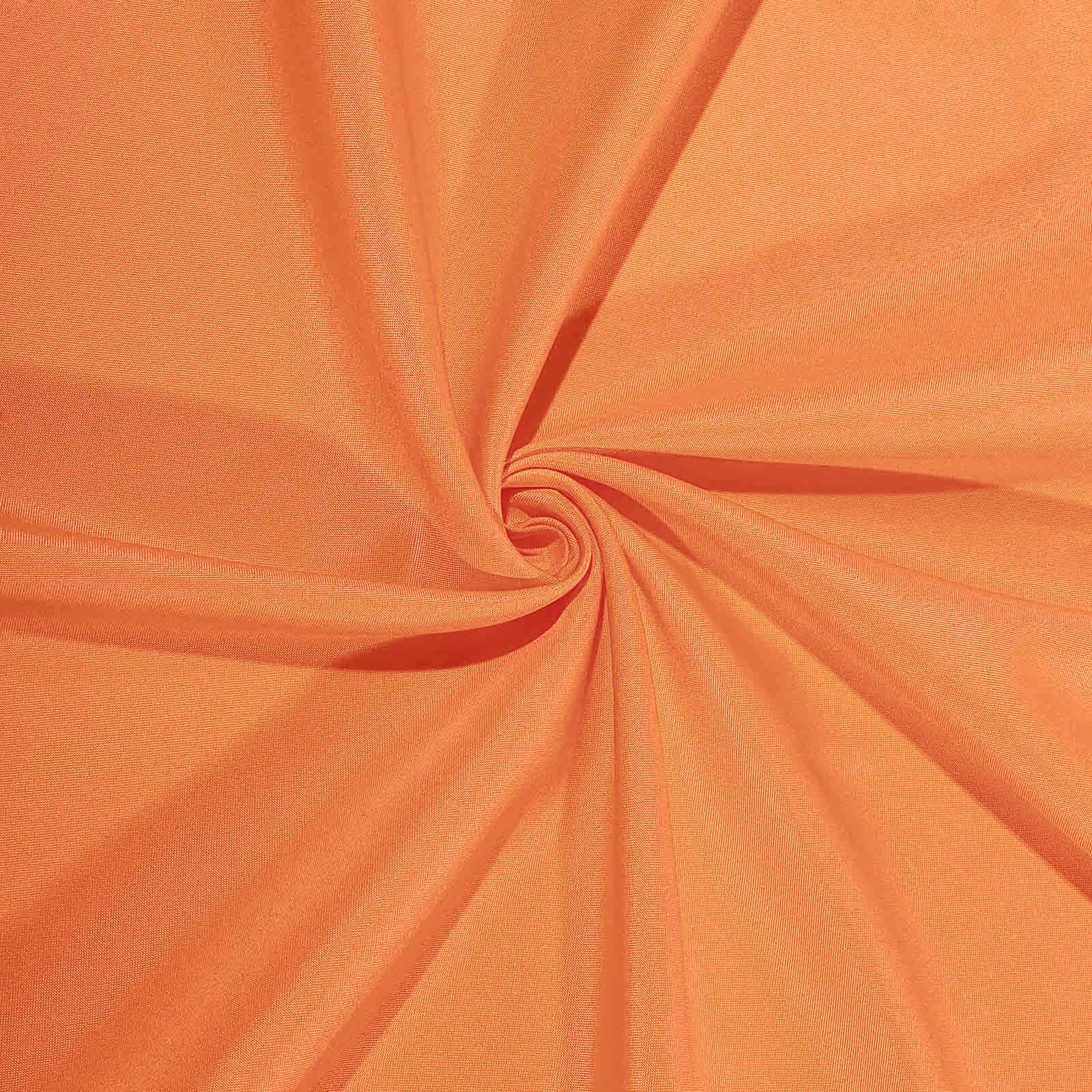 Polyester Square Tablecloth 90"x90" Orange - Wrinkle-Resistant & Durable Table Cover - Image 8
