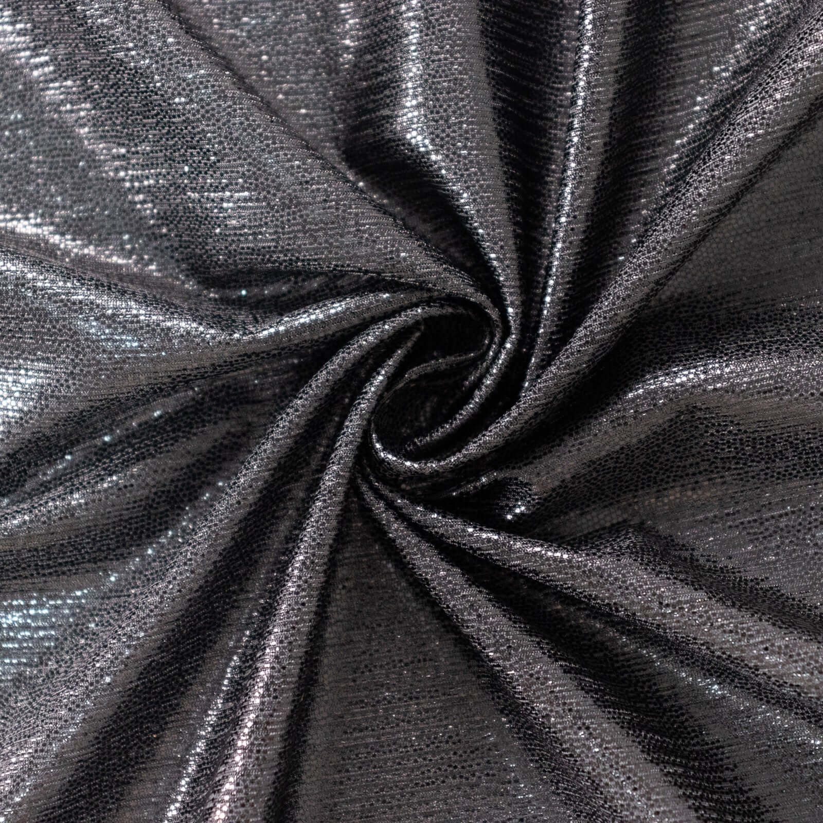 Polyester Table Overlay 72"x72" Black - Shimmer Sequin Dots Wrinkle-Free Table Topper - Image 9