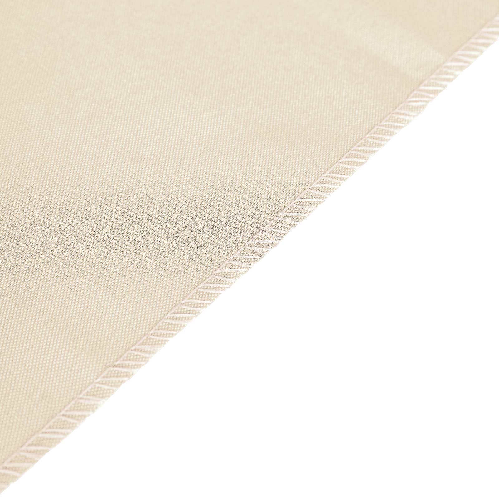 Polyester Table Runner 12"x108" Beige - Wrinkle-Resistant & Durable Table Decor - Image 3