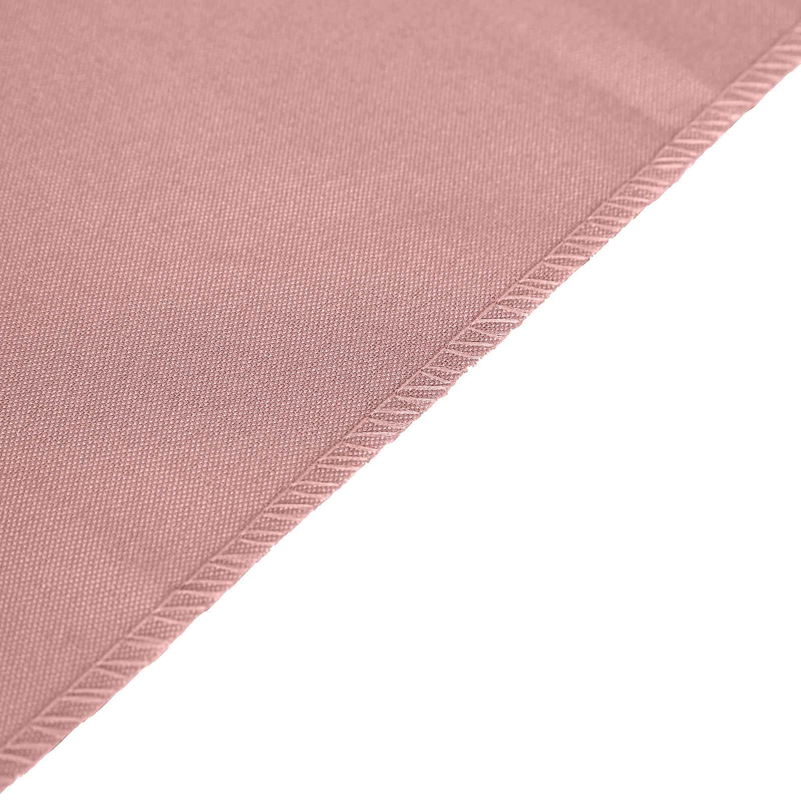 Polyester Table Runner 12"x108" Dusty Rose - Wrinkle-Resistant & Durable Table Decor - Image 3