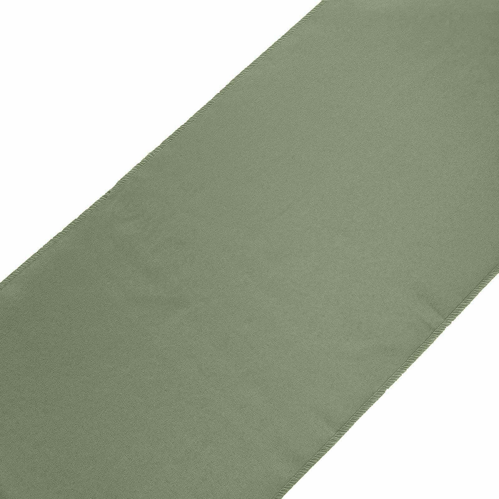 Polyester Table Runner 12"x108" Dusty Sage Green - Wrinkle-Resistant & Durable Table Decor - Image 7