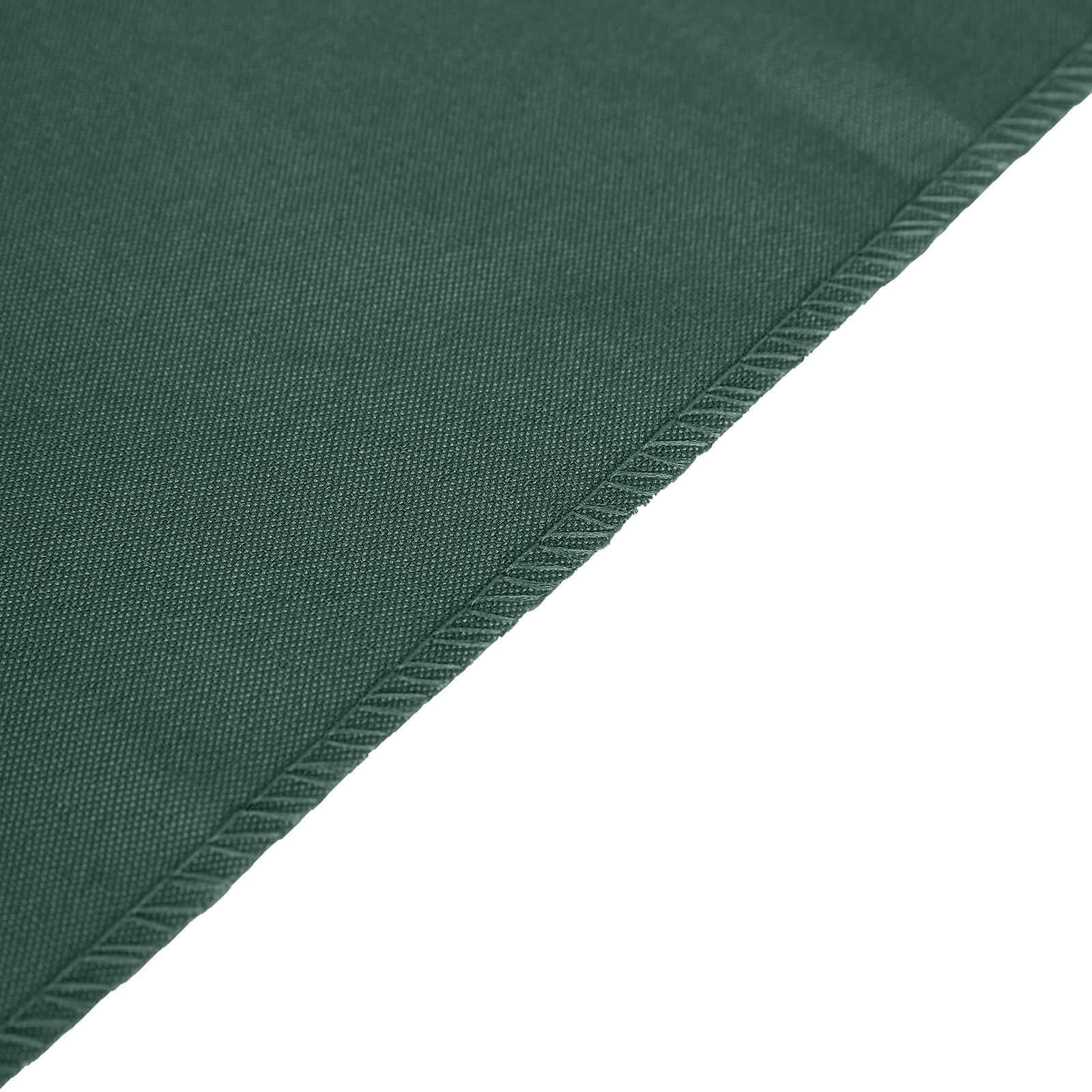 Polyester Table Runner 12"x108" Hunter Emerald Green - Wrinkle-Resistant & Durable Table Decor - Image 3