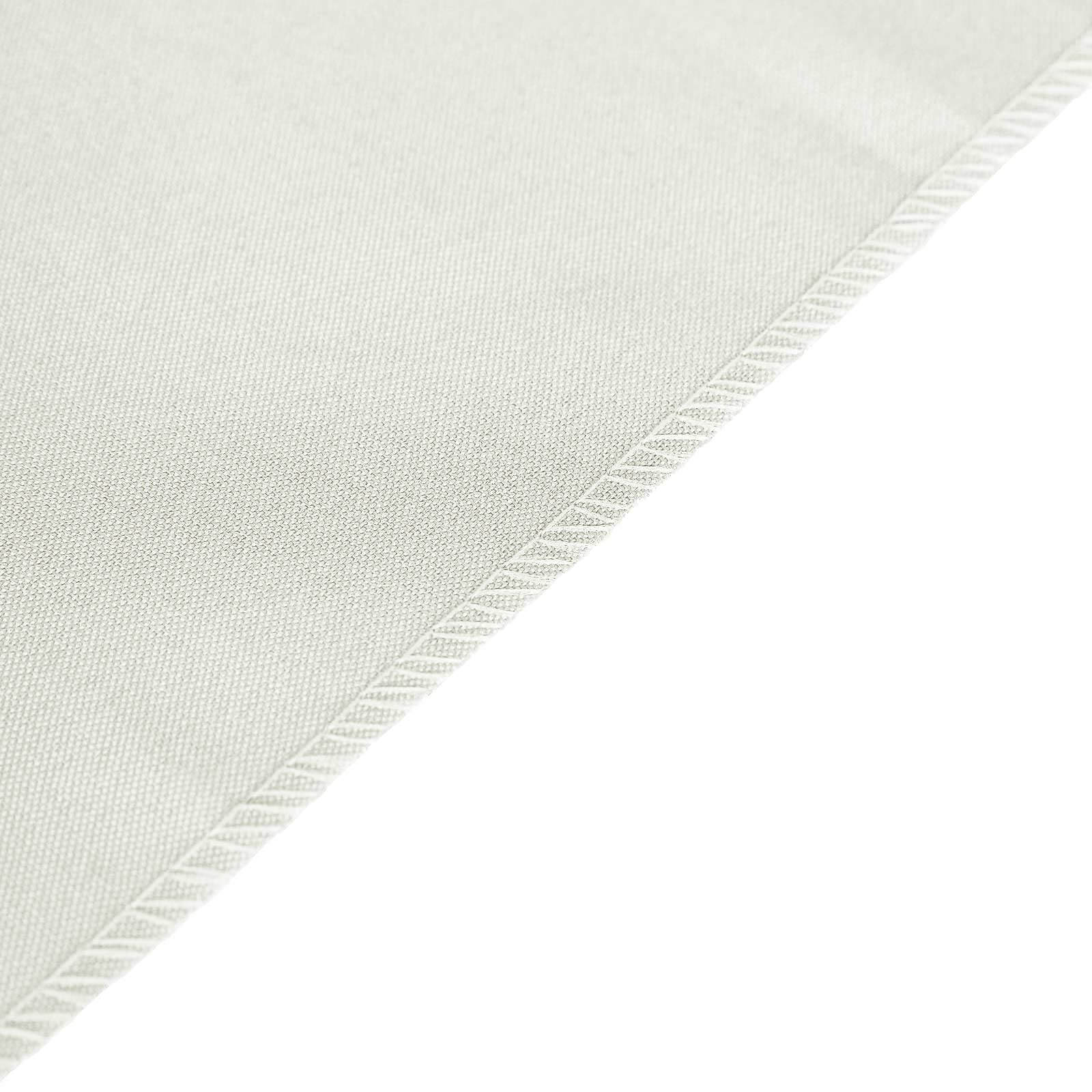 Polyester Table Runner 12"x108" Ivory - Wrinkle-Resistant & Durable Table Decor - Image 3