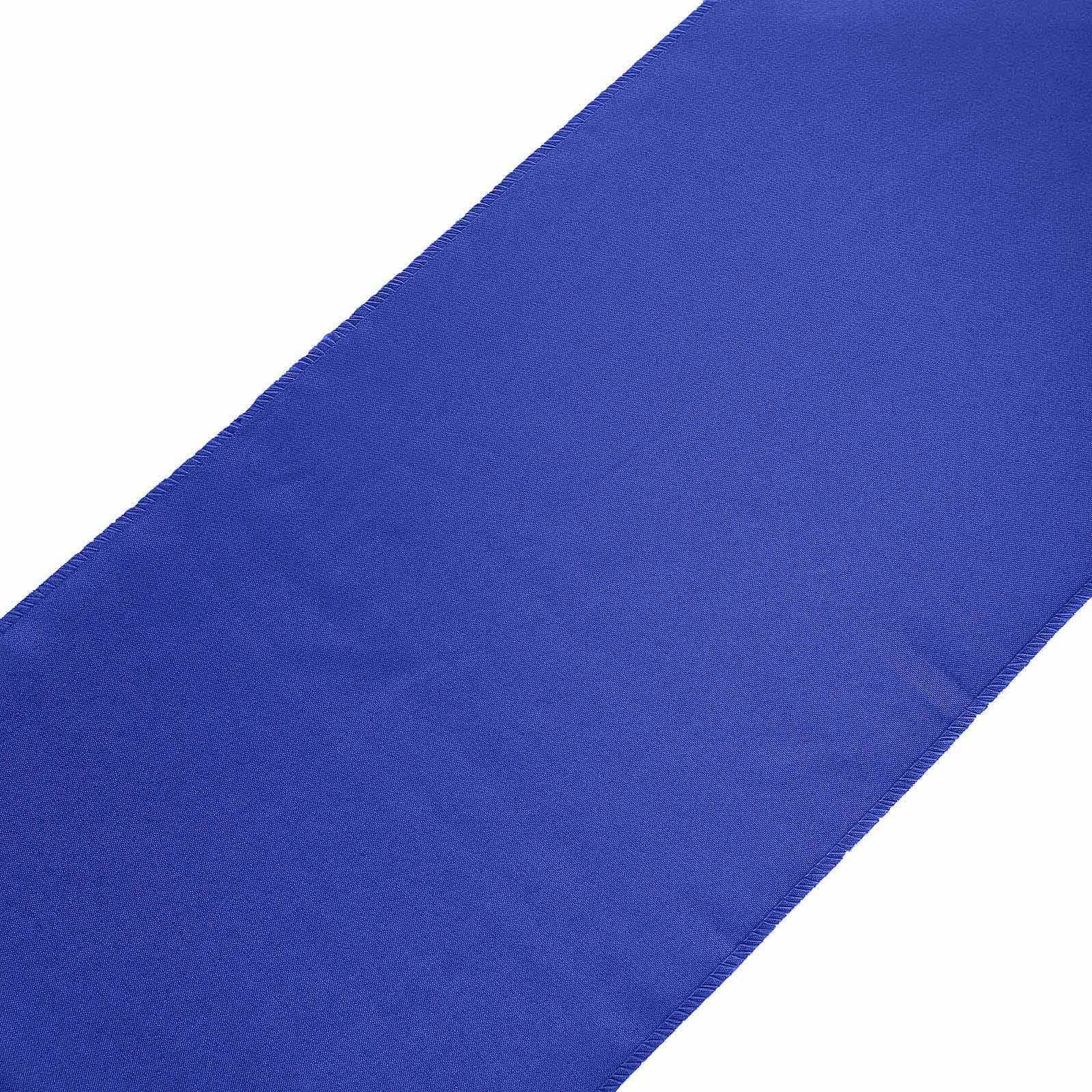 Polyester Table Runner 12"x108" Royal Blue - Wrinkle-Resistant & Durable Table Decor - Image 7