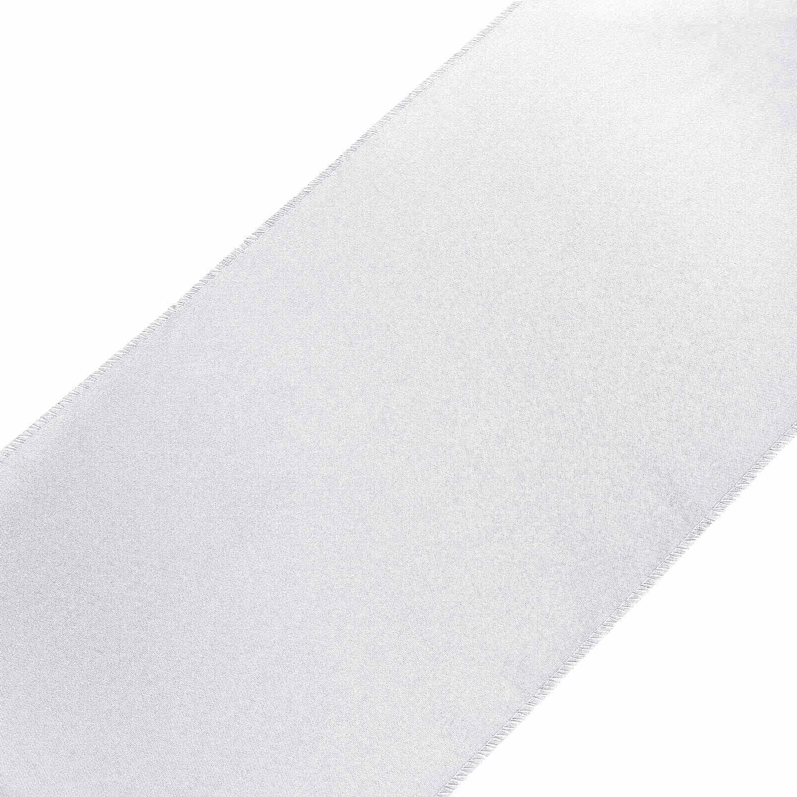 Polyester Table Runner 12"x108" White - Wrinkle-Resistant & Durable Table Decor for Events - Image 7