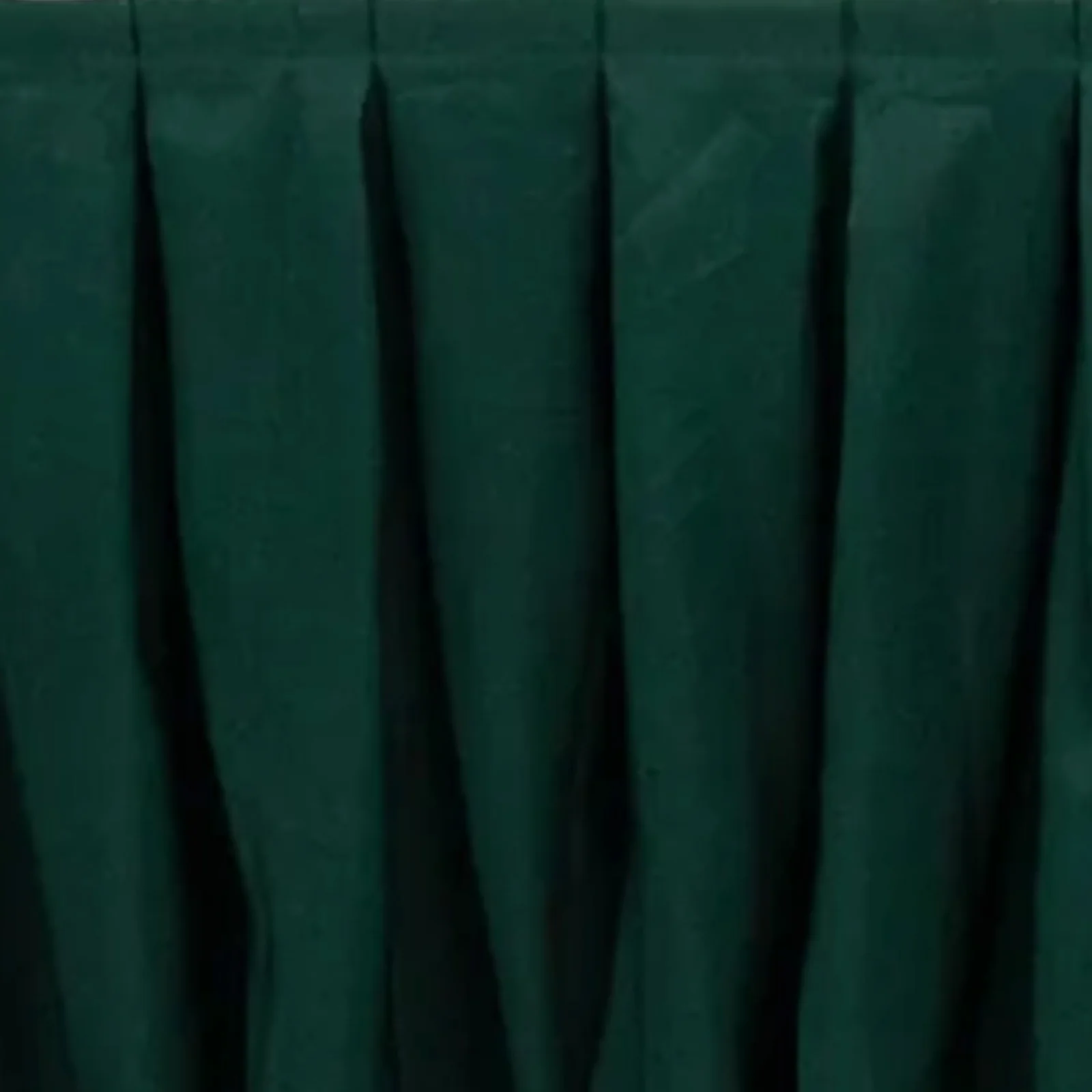 Polyester Table Skirt 14ft Hunter Emerald Green - Stylish Pleated Table Cover - Image 10
