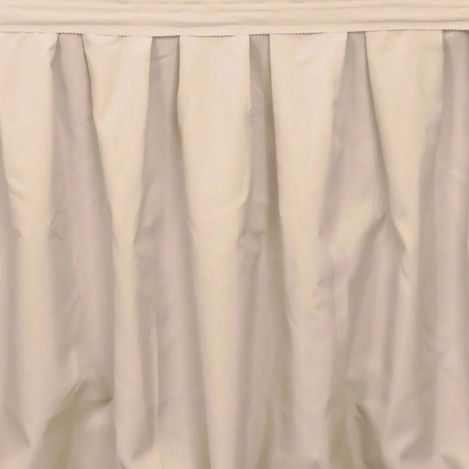 Polyester Table Skirt 21ft Nude - Stylish Pleated Table Cover - Image 8