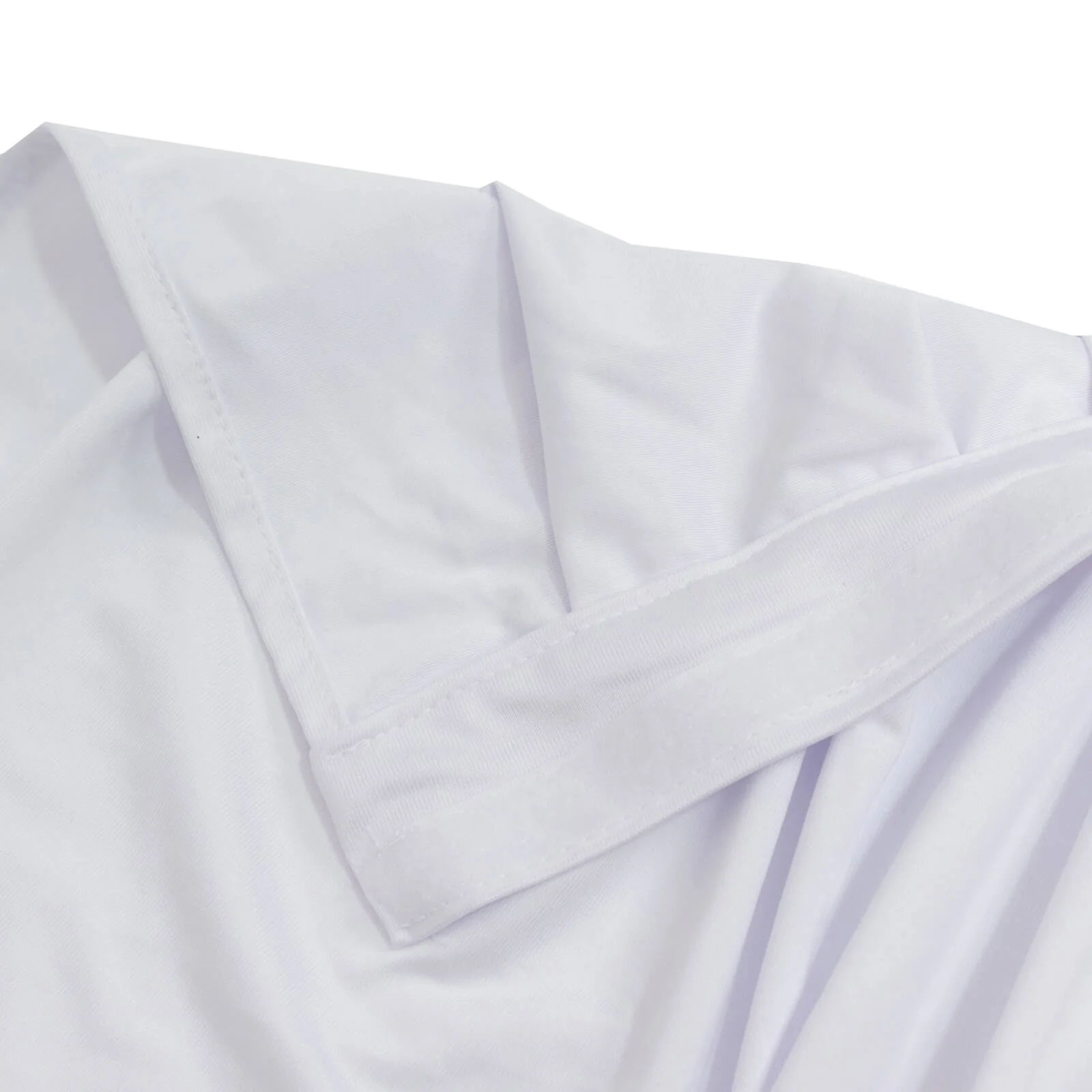 Portable Scuba Stage Skirting White Shirred Pleated Stage Cover for Wedding & Event Platforms - Wrinkle-Free, Stain Resistant - 48"x20ft - Image 5