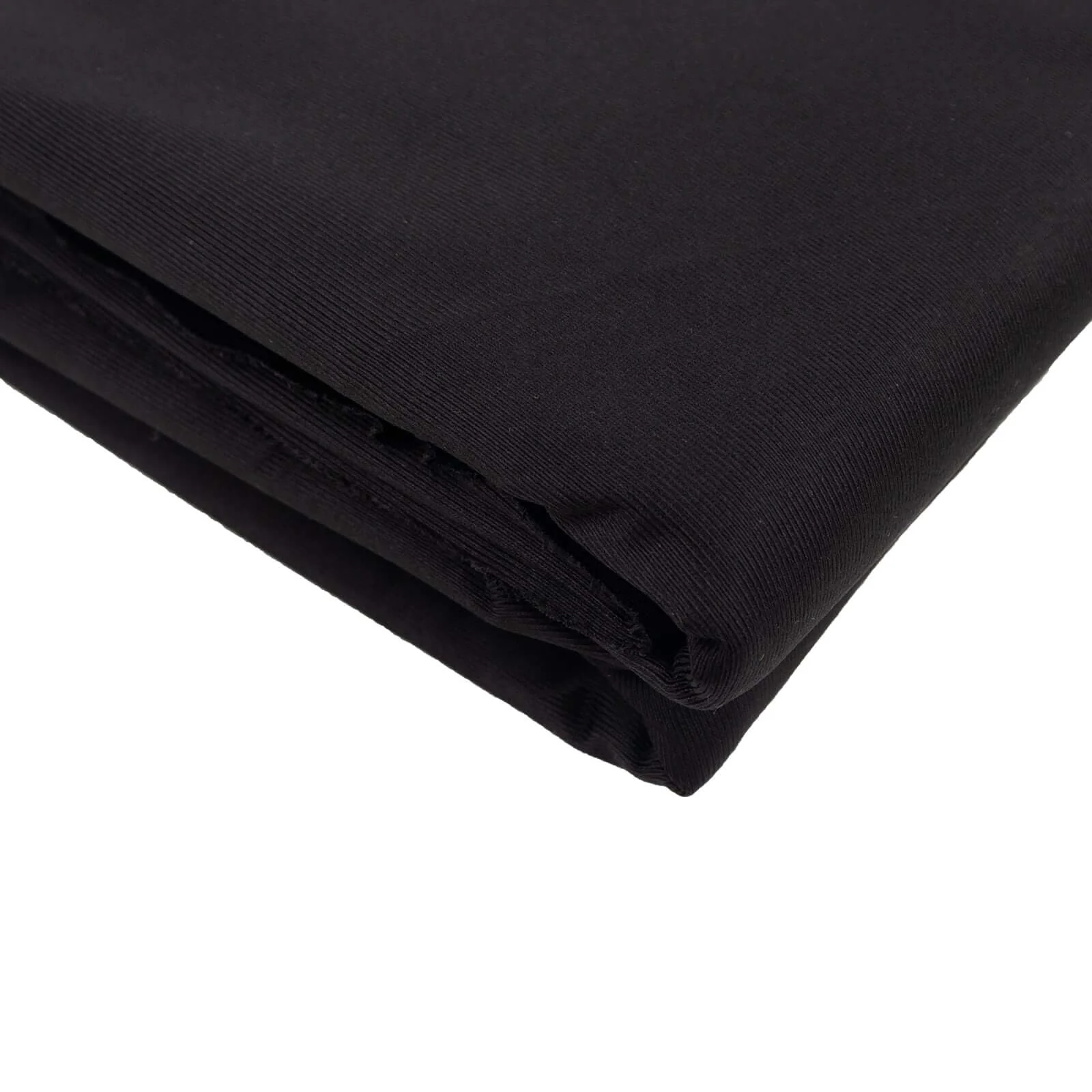Black Scuba Polyester Fabric Bolt, Wrinkle Free DIY Craft Fabric Roll - 60"x10 Yards - Image 6