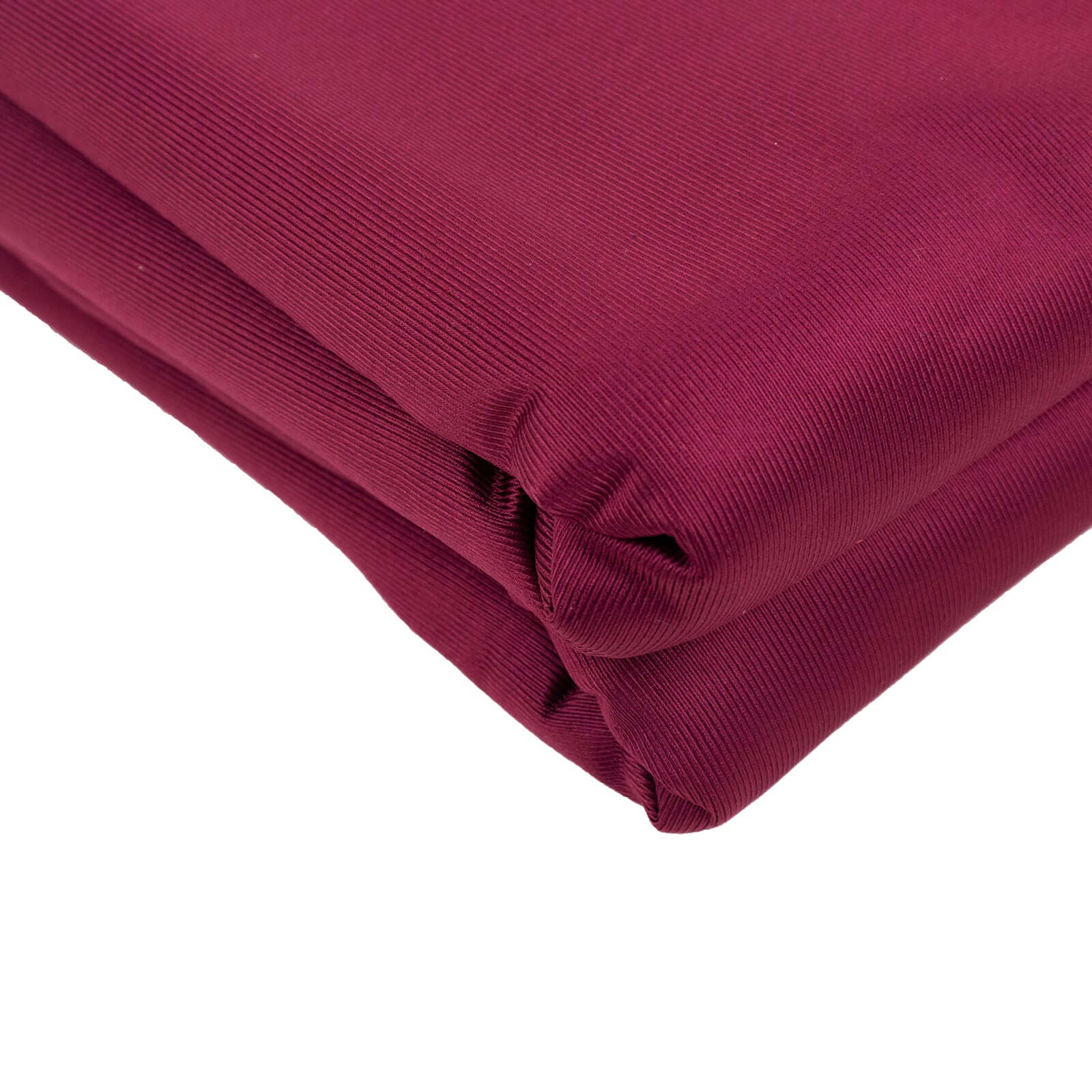 Burgundy Scuba Polyester Fabric Bolt, Wrinkle Free DIY Craft Fabric Roll - 60"x10 Yards - Image 3