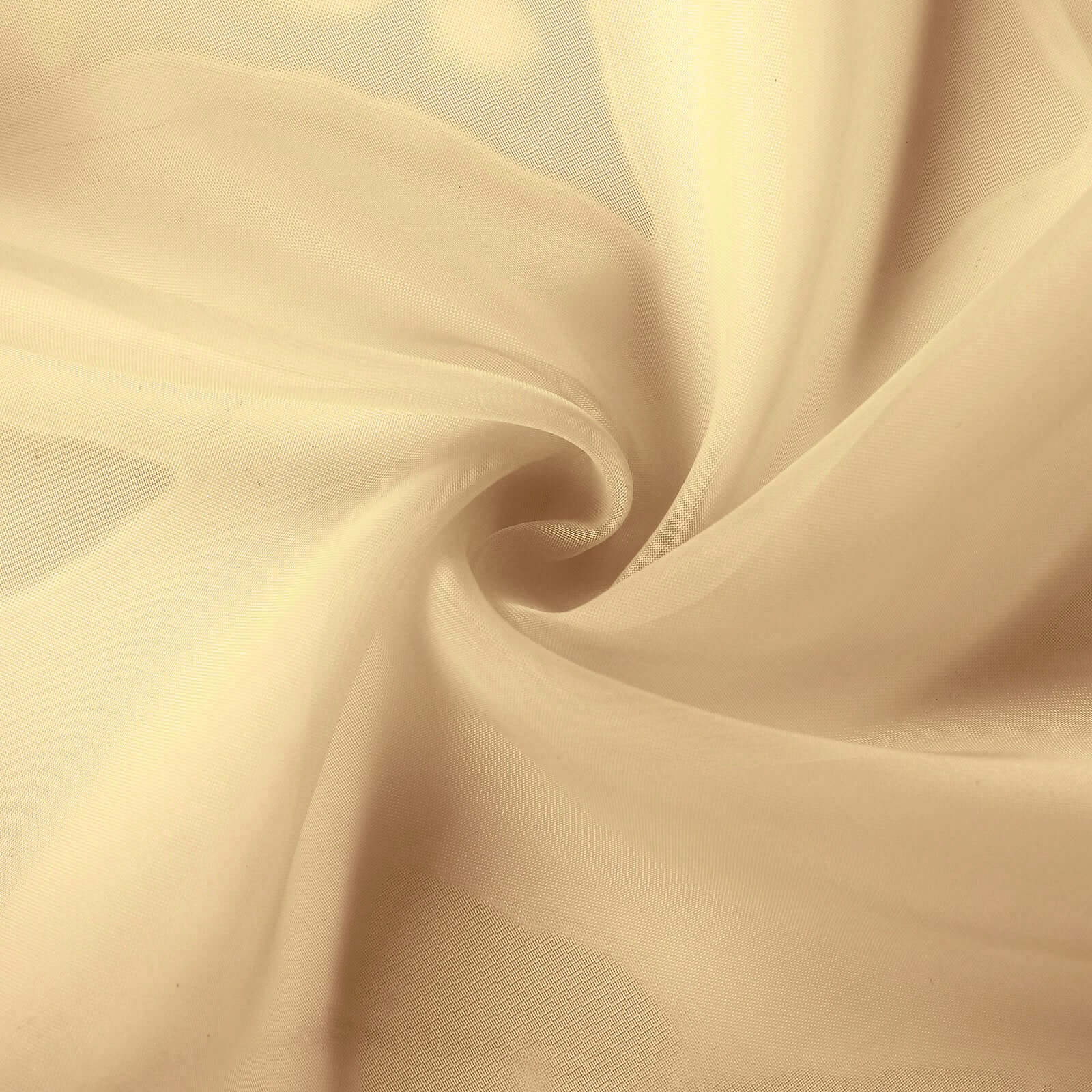 Champagne Chiffon Drape Curtain, Durable Flame Resistant Backdrop Panel Ceiling Decoration With Rod Pocket 5ftx14ft - Image 7