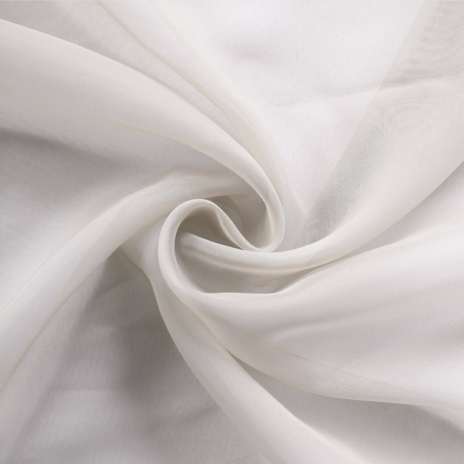 Chiffon Table Runner 6ft Beige - Lightweight Table Linen - Image 7