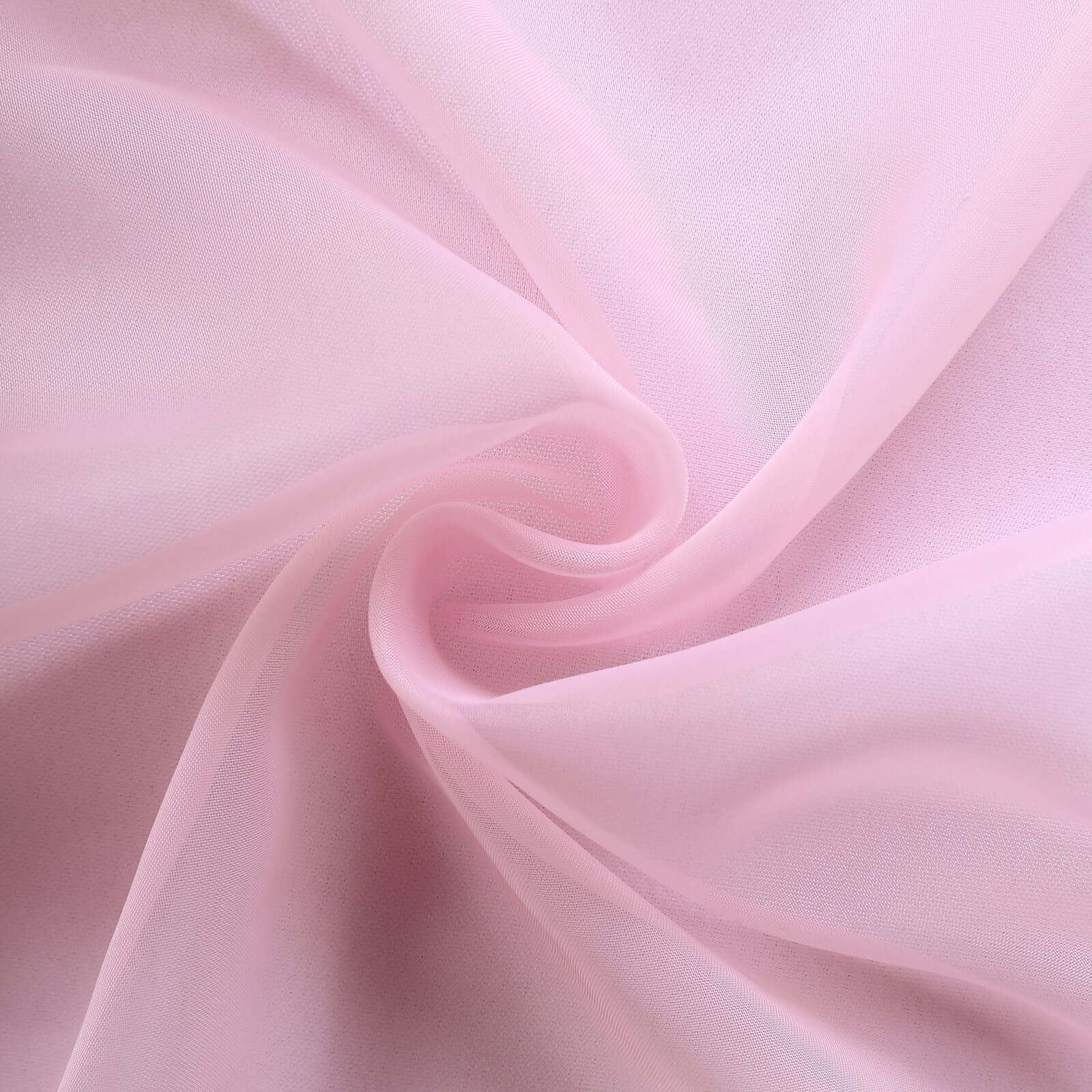Chiffon Table Runner 6ft Pink - Lightweight Table Linen - Image 8