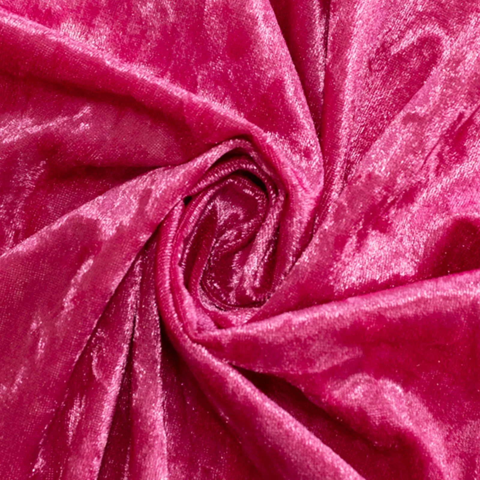 Premium Crushed Velvet Rectangle Tablecloth 60"x102" Fuchsia - Soft Textured Feel Reusable Table Cover - Image 8