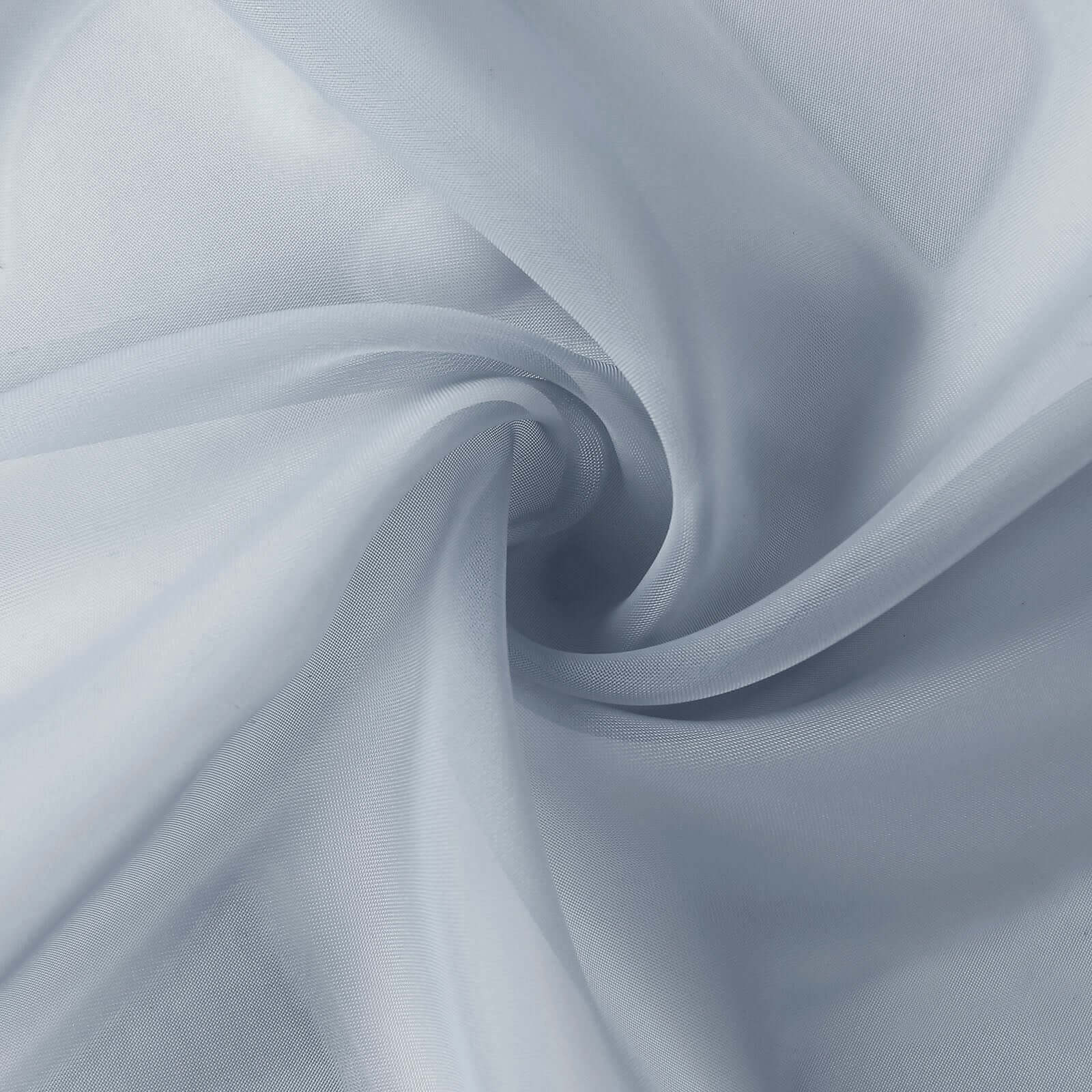 Dusty Blue Chiffon Drape Curtain, Durable Flame Resistant Backdrop Panel Ceiling Decoration With Rod Pocket 5ftx14ft - Image 7