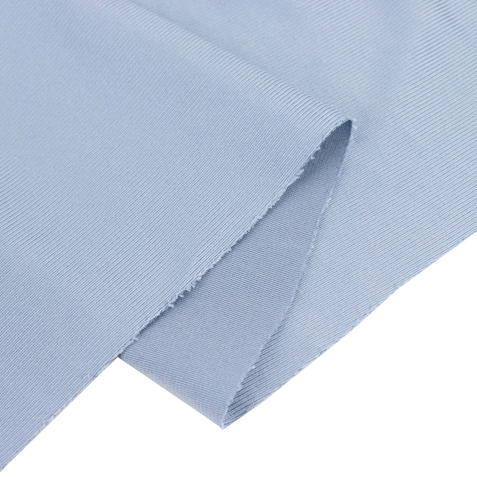 Dusty Blue Scuba Polyester Fabric Bolt, Wrinkle Free DIY Craft Fabric Roll - 60"x10 Yards - Image 2
