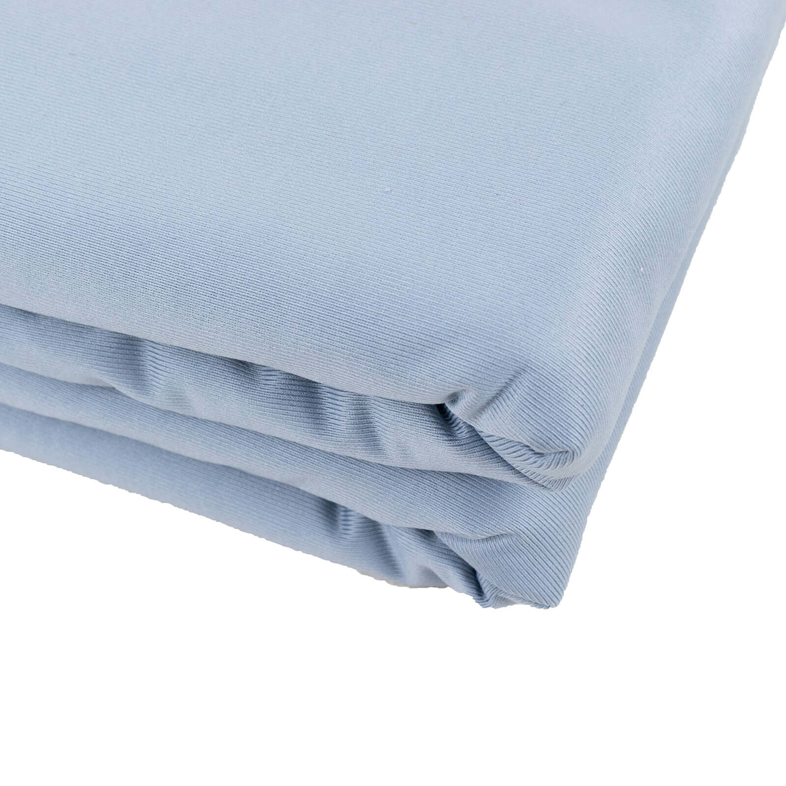 Dusty Blue Scuba Polyester Fabric Bolt, Wrinkle Free DIY Craft Fabric Roll - 60"x10 Yards - Image 3
