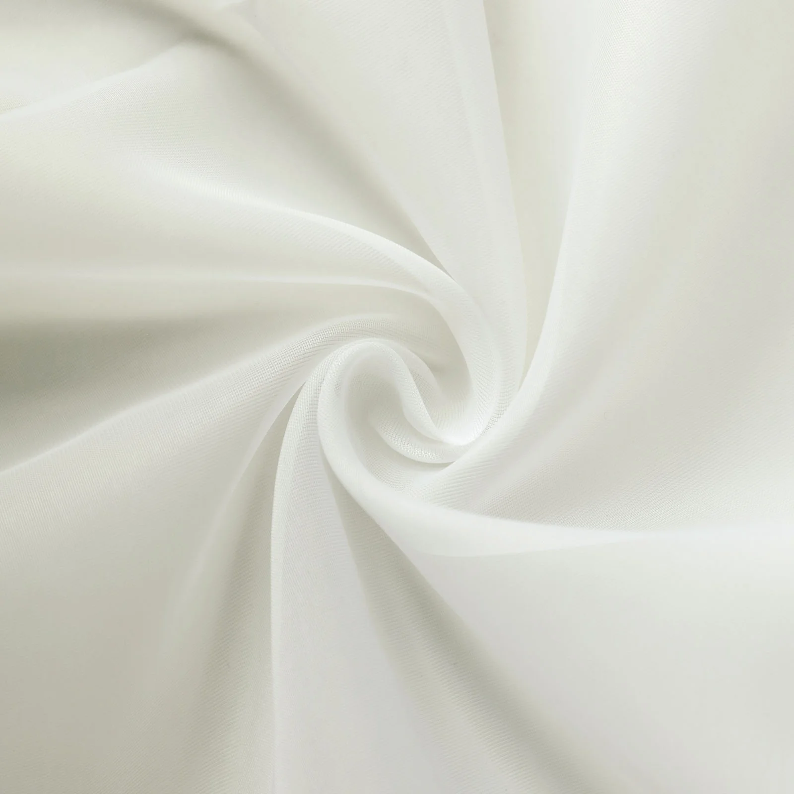 Ivory Chiffon Ceiling Drapery, Durable Flame Resistant Long Curtain Backdrop Panel With Rod Pocket 5ftx32ft - Image 8