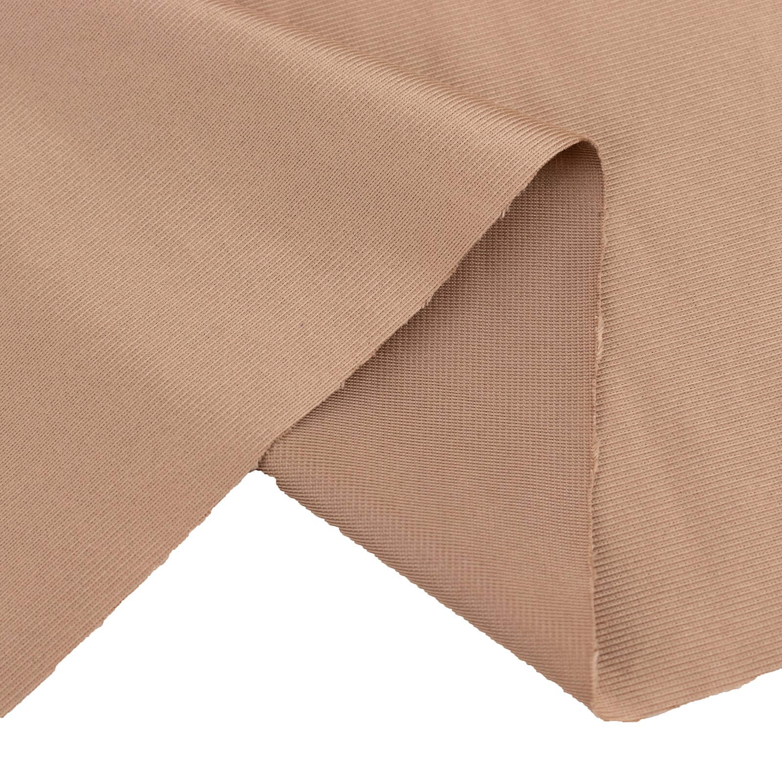 Nude Scuba Polyester Fabric Bolt, Wrinkle Free DIY Craft Fabric Roll - 60"x10 Yards - Image 2