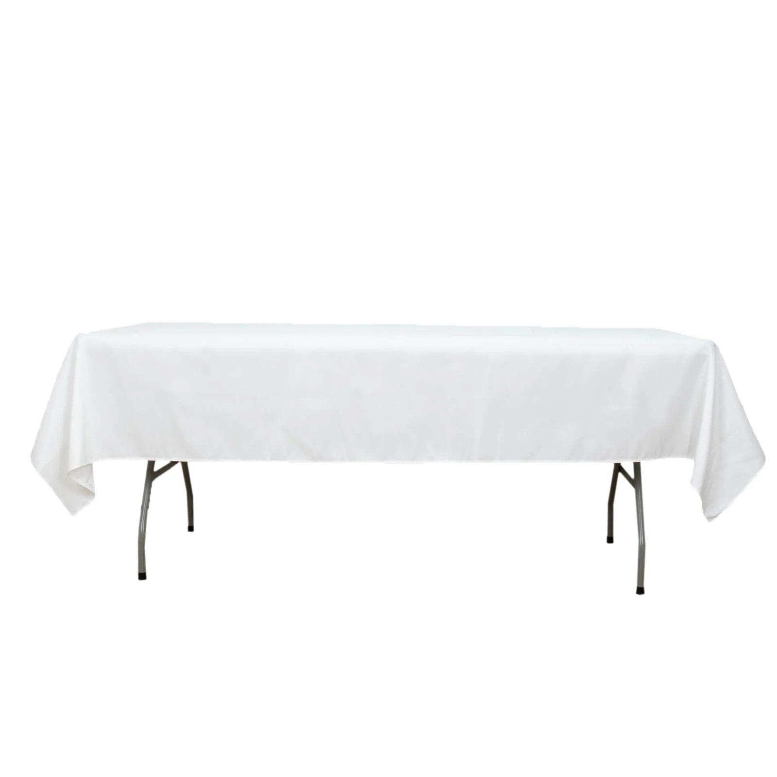 Premium Polyester Rectangle Tablecloth 54"x96" White - 220GSM Wrinkle-Resistant & Stain-Proof Design - Image 6