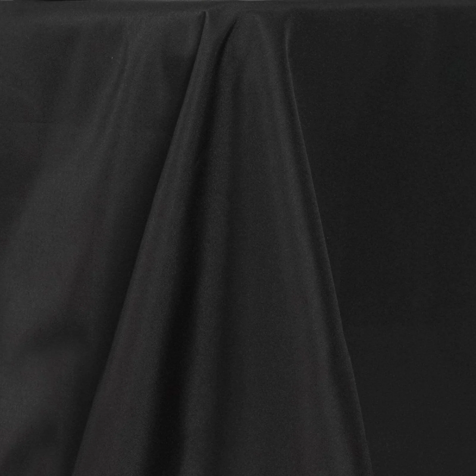 Premium Polyester Rectangle Tablecloth 60"x126" Black - 220GSM Wrinkle-Resistant & Durable Table Cover - Image 3