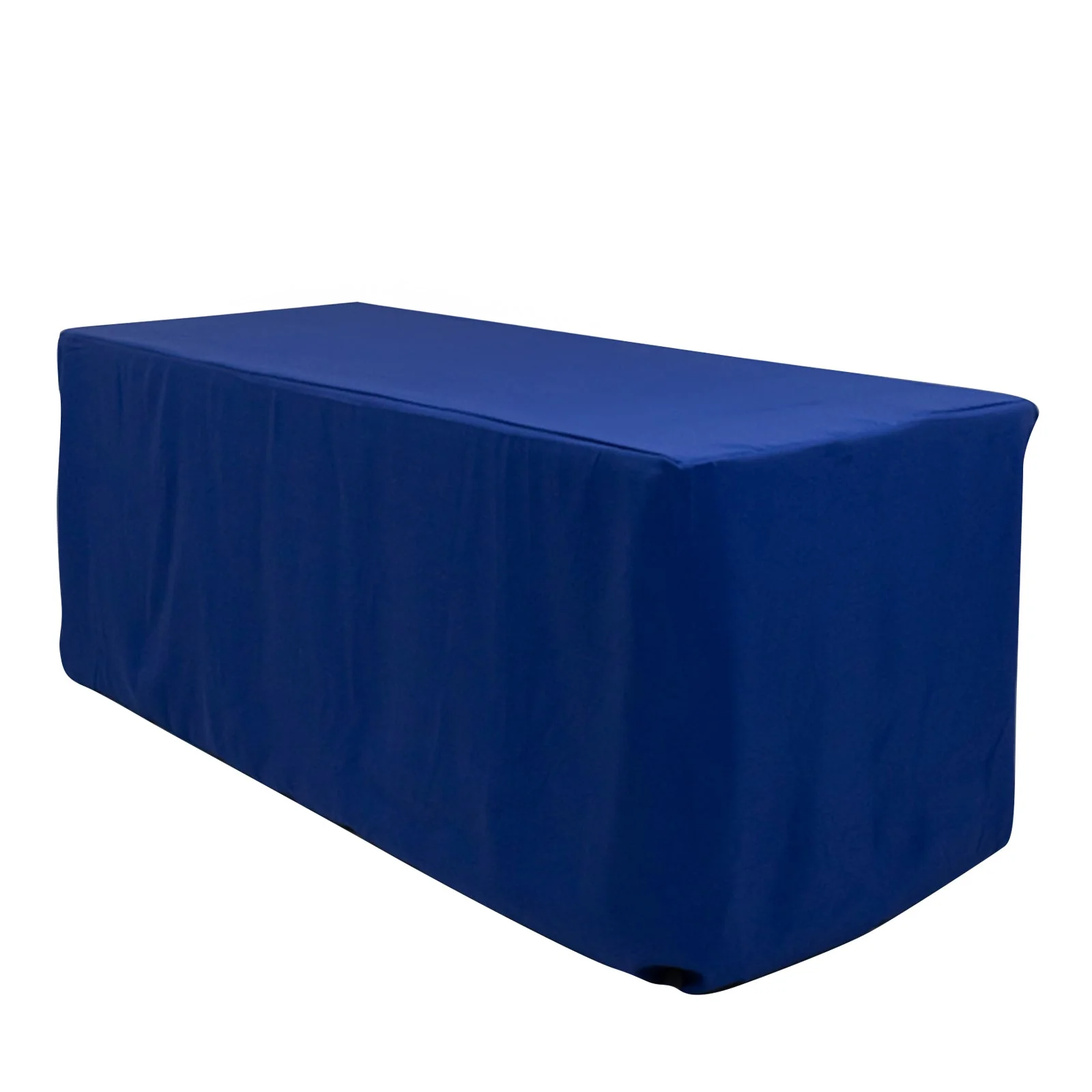 Premium Polyester Rectangle Tablecloth 6ft Royal Blue - Durable Fitted 220GSM Table Cover - Image 8