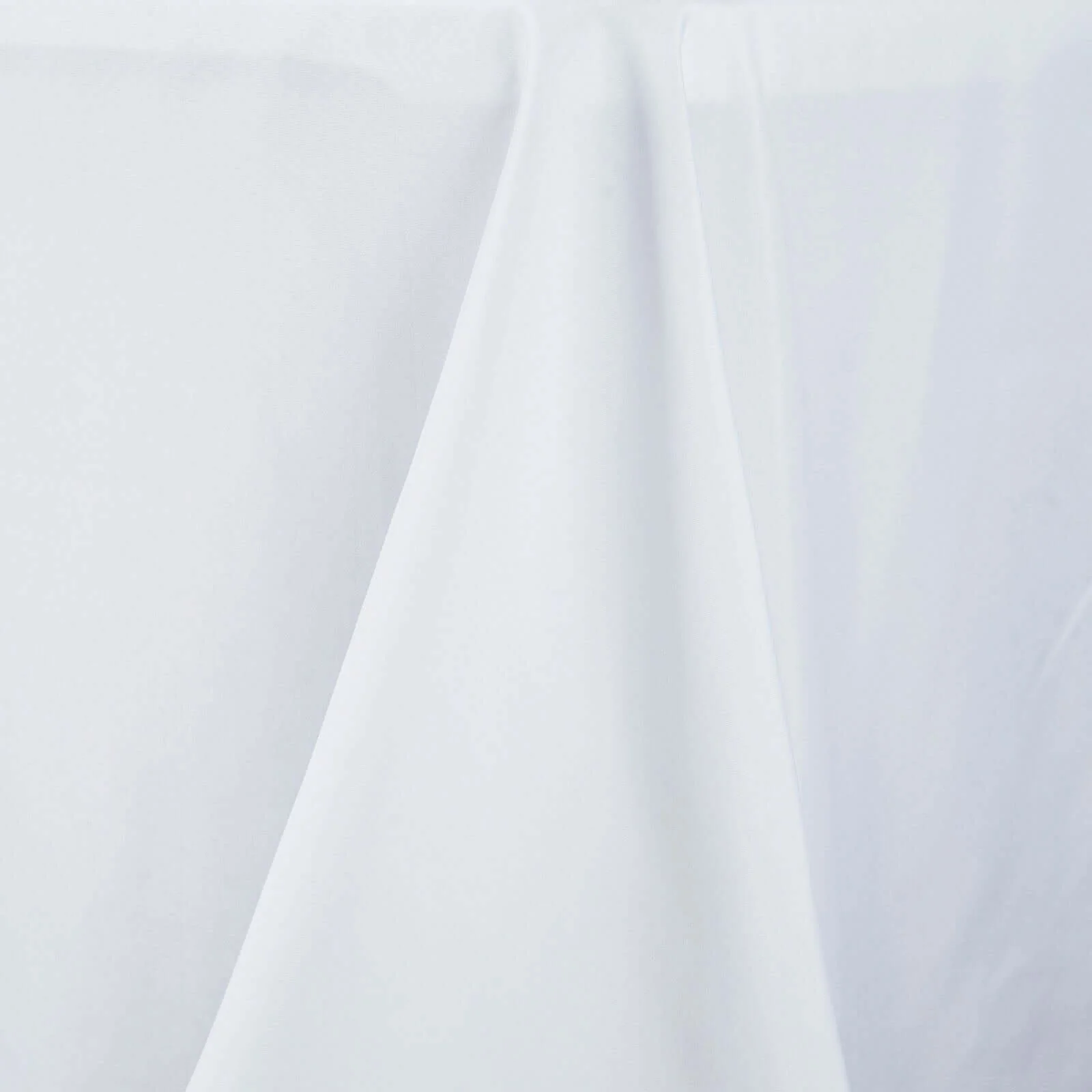 Premium Polyester Rectangle Tablecloth 90"x156" White - Seamless 220GSM Wrinkle-Resistant & Durable Finish - Image 3
