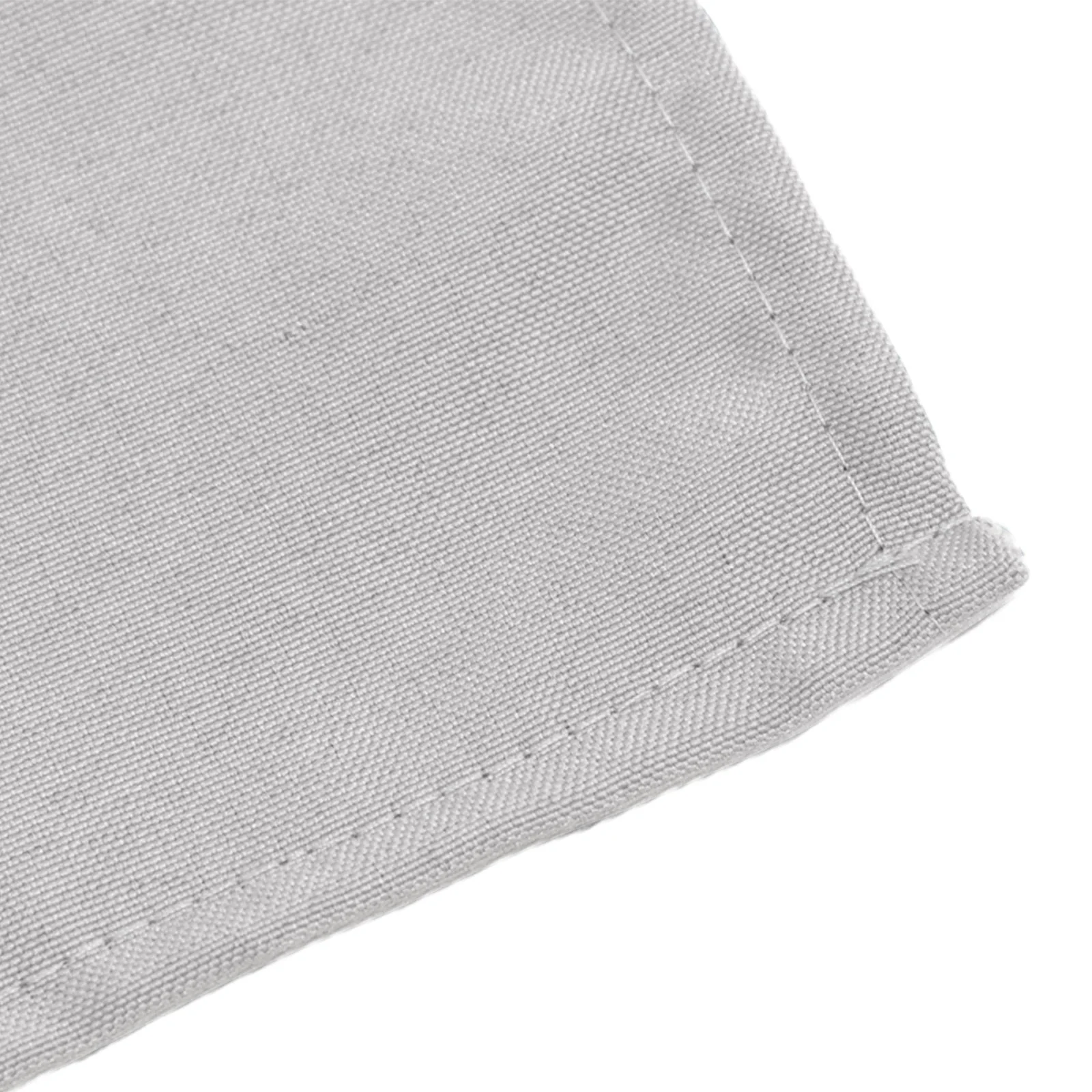 Premium Polyester Square Table Overlay 54"x54" Silver - 220GSM Wrinkle-Resistant Table Topper - Image 8
