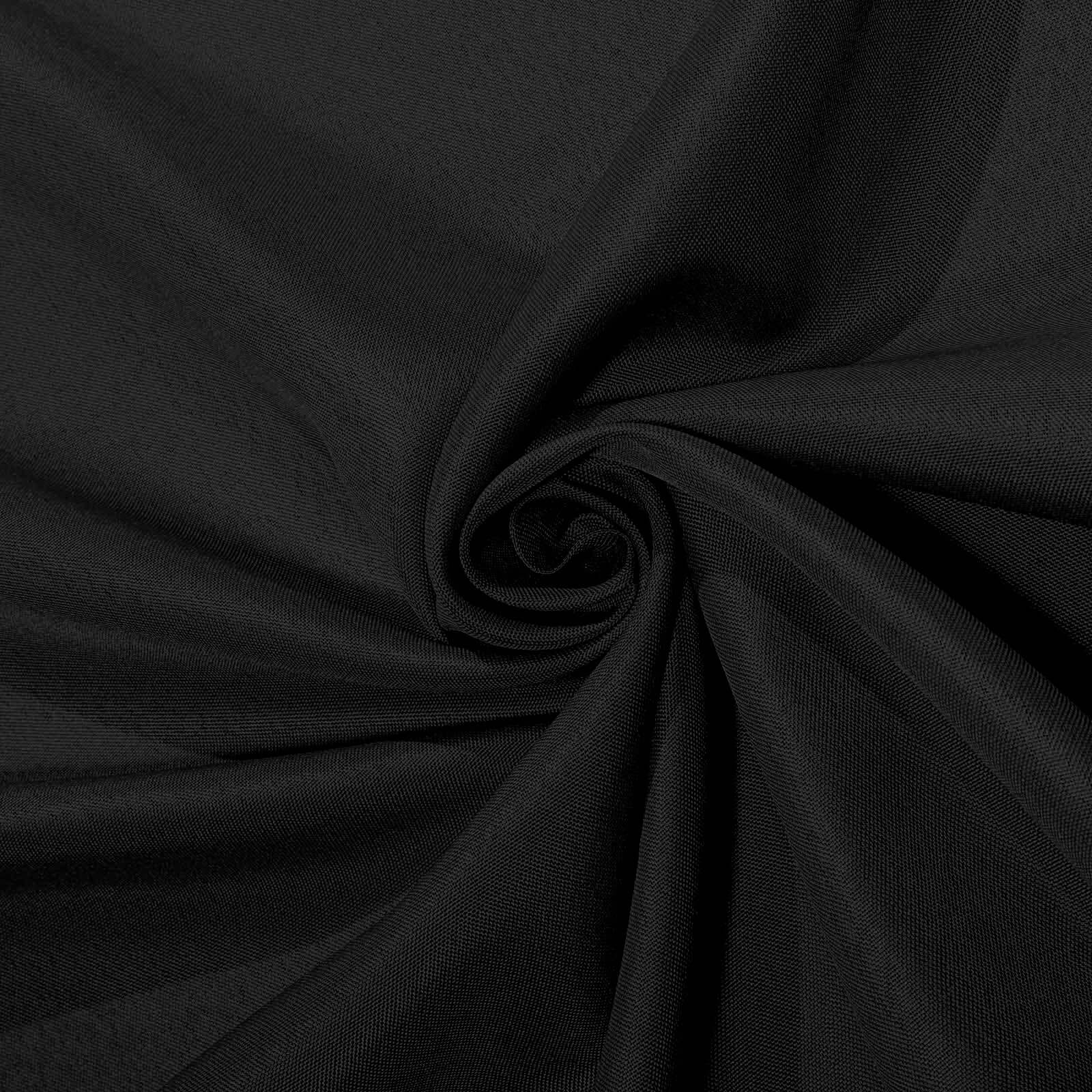 Premium Polyester Square Table Overlay 70"x70" Black - 220GSM Wrinkle-Resistant Table Topper for Weddings & Parties - Image 7