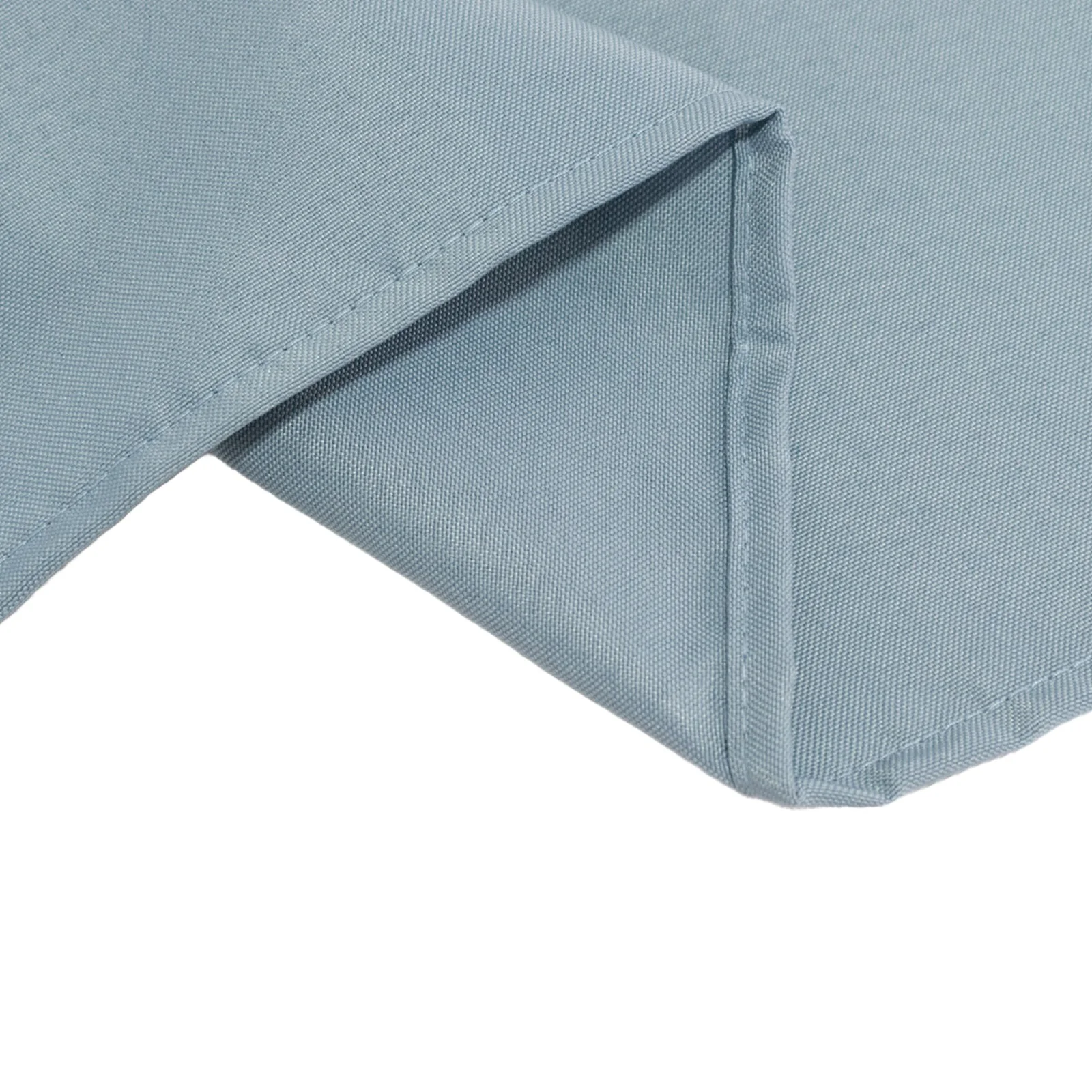 Premium Polyester Square Tablecloth 54"x54" Dusty Blue - 220GSM Wrinkle-Resistant Table Cover - Image 5