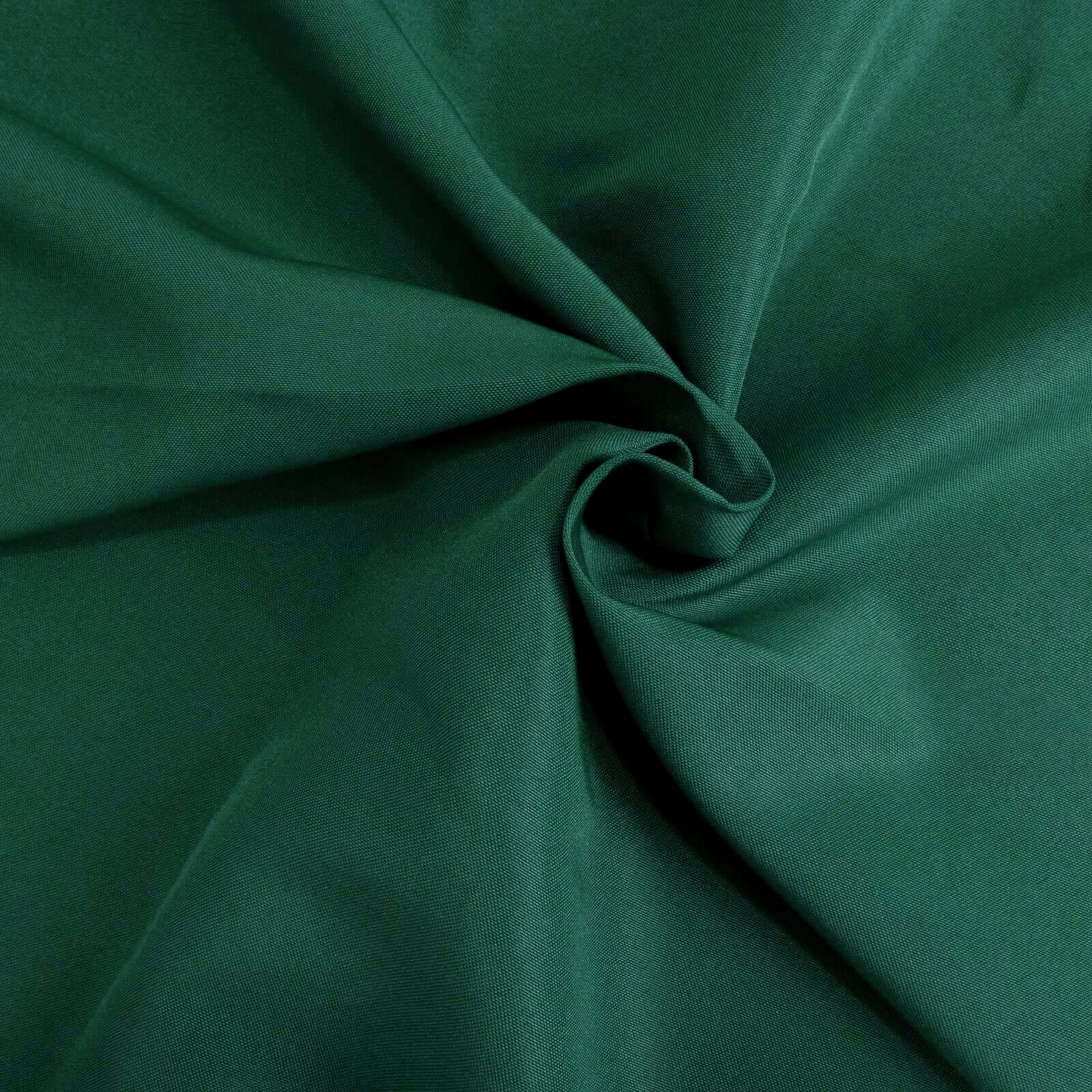 Premium Polyester Square Tablecloth 54"x54" Hunter Emerald Green - 220GSM Wrinkle-Resistant Table Cover - Image 6