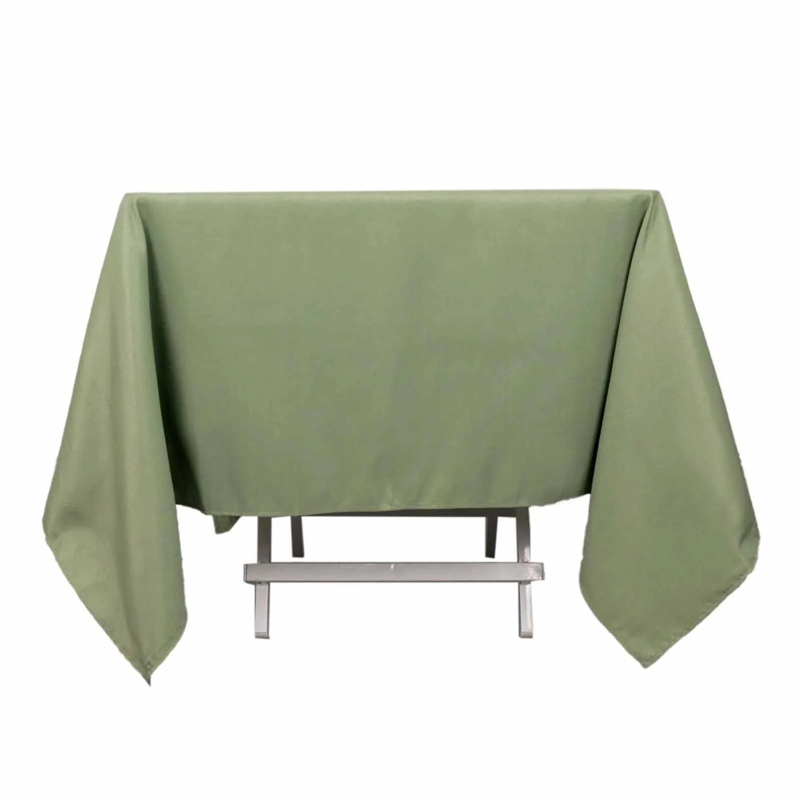 Premium Polyester Square Tablecloth 70"x70" Dusty Sage Green - Wrinkle-Resistant 220GSM Table Cover - Image 7