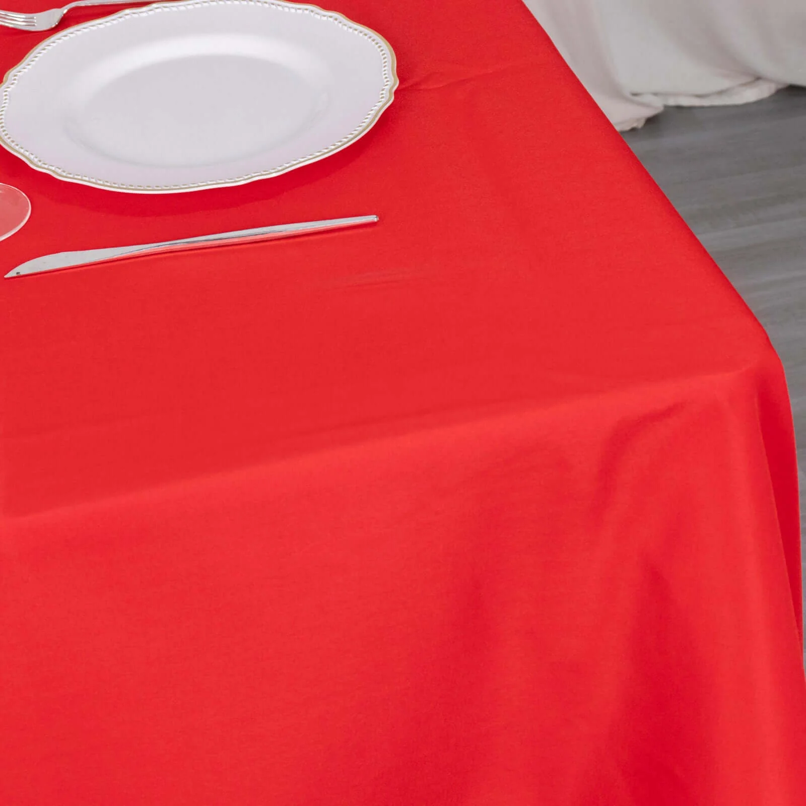 Premium Polyester Square Tablecloth 70"x70" Red - Wrinkle-Resistant 220GSM Table Cover - Image 6
