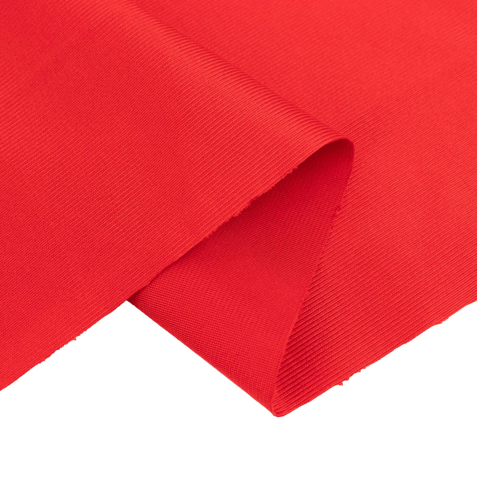 Red Scuba Polyester Fabric Bolt, Wrinkle Free DIY Craft Fabric Roll - 60"x10 Yards - Image 2