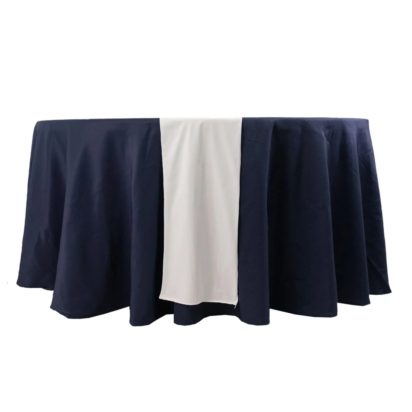 Scuba Polyester Table Runner 12"x108" White - Wrinkle-Free Table Linen for Events & Weddings - Image 7
